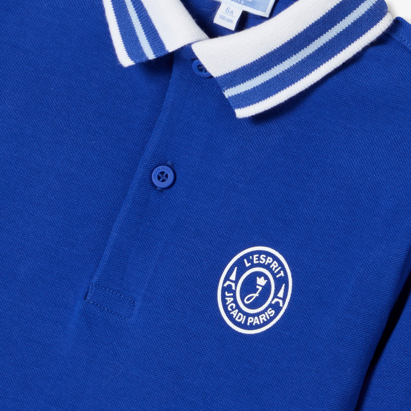 Boy cotton piqué polo shirt