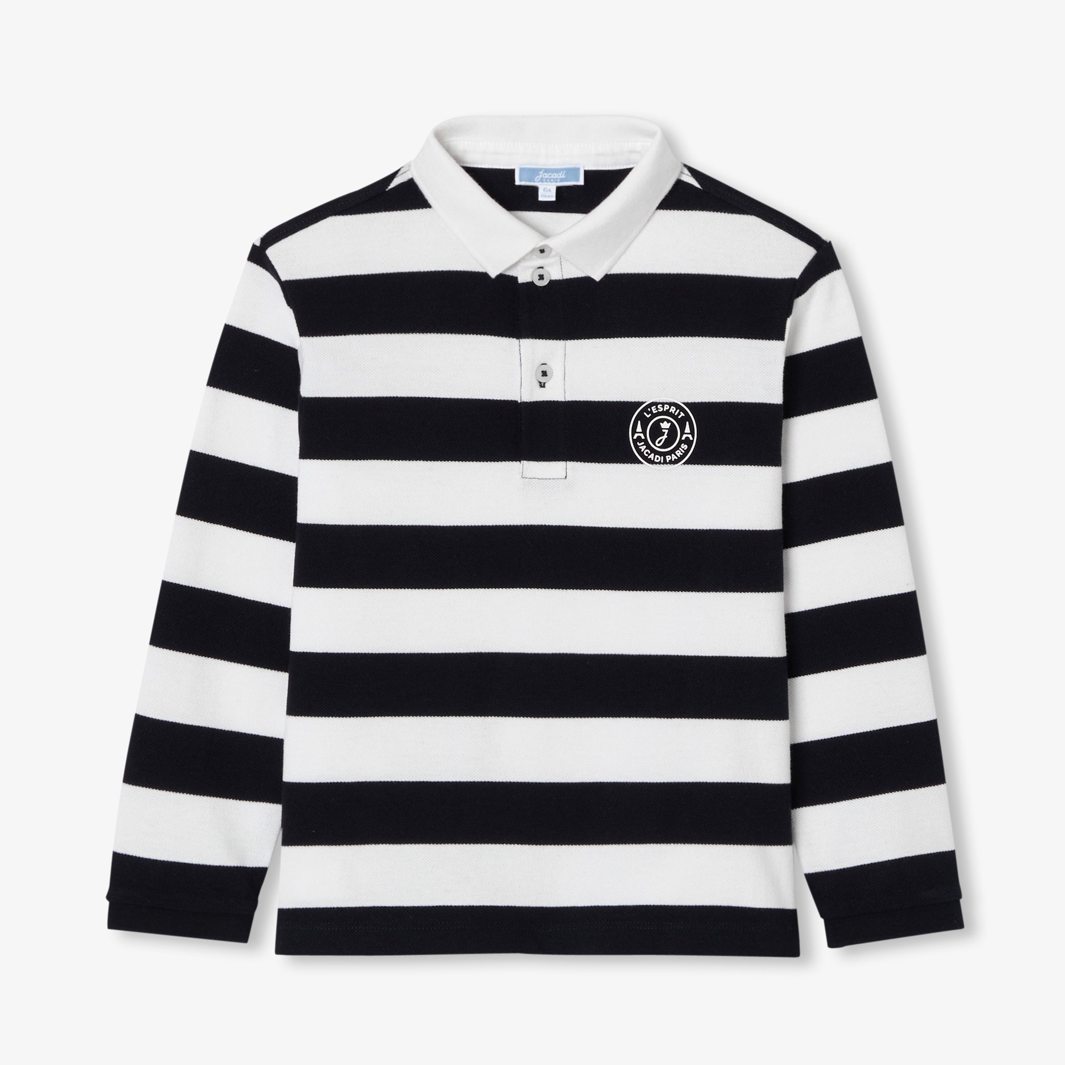 Child cotton piqué rugby polo shirt