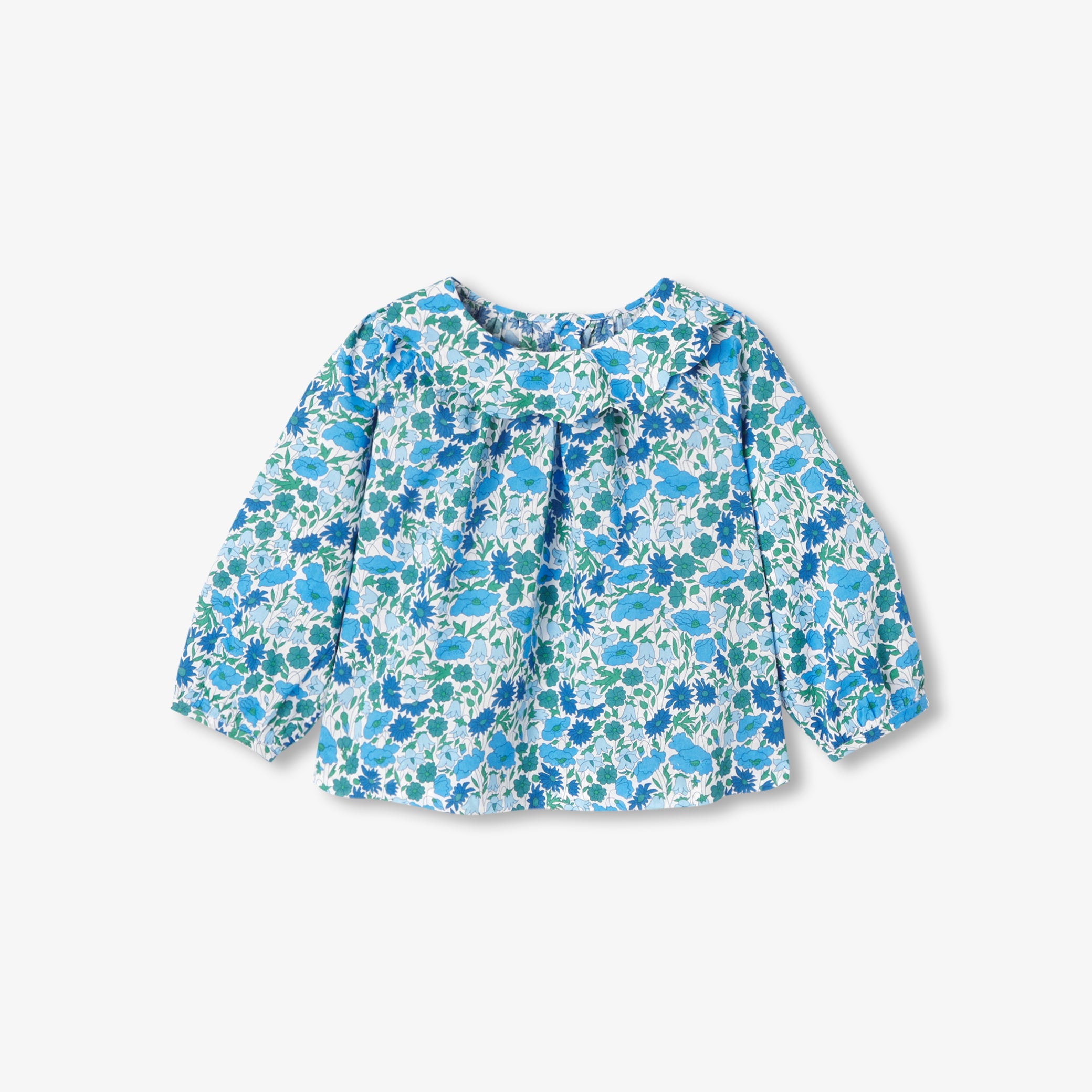 Baby girl blouse in Liberty fabric