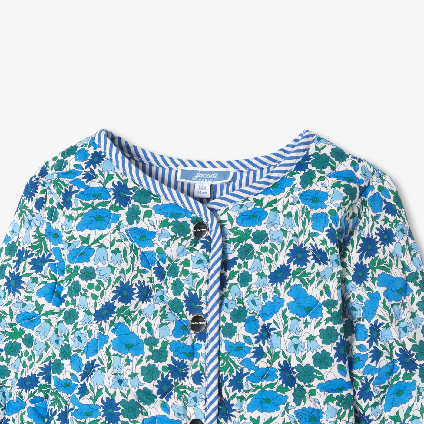 Baby girl jacket in Liberty fabric