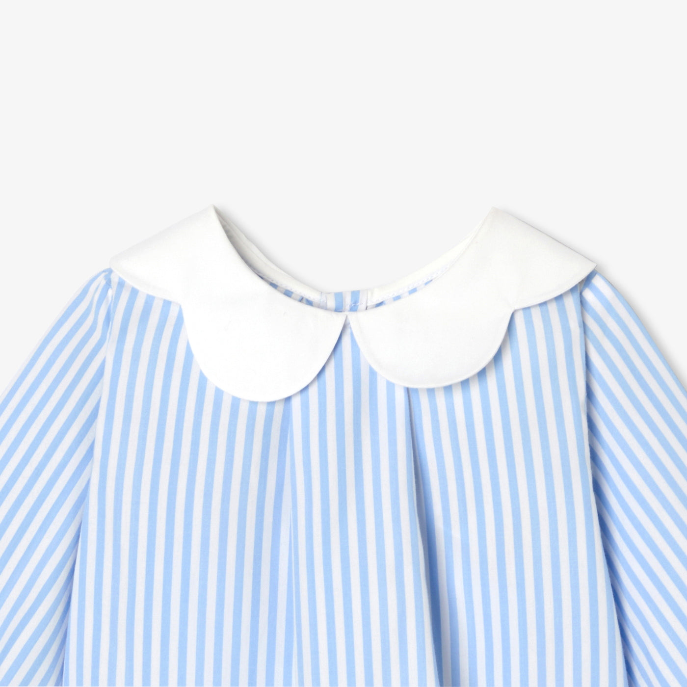 Baby girl striped poplin blouse