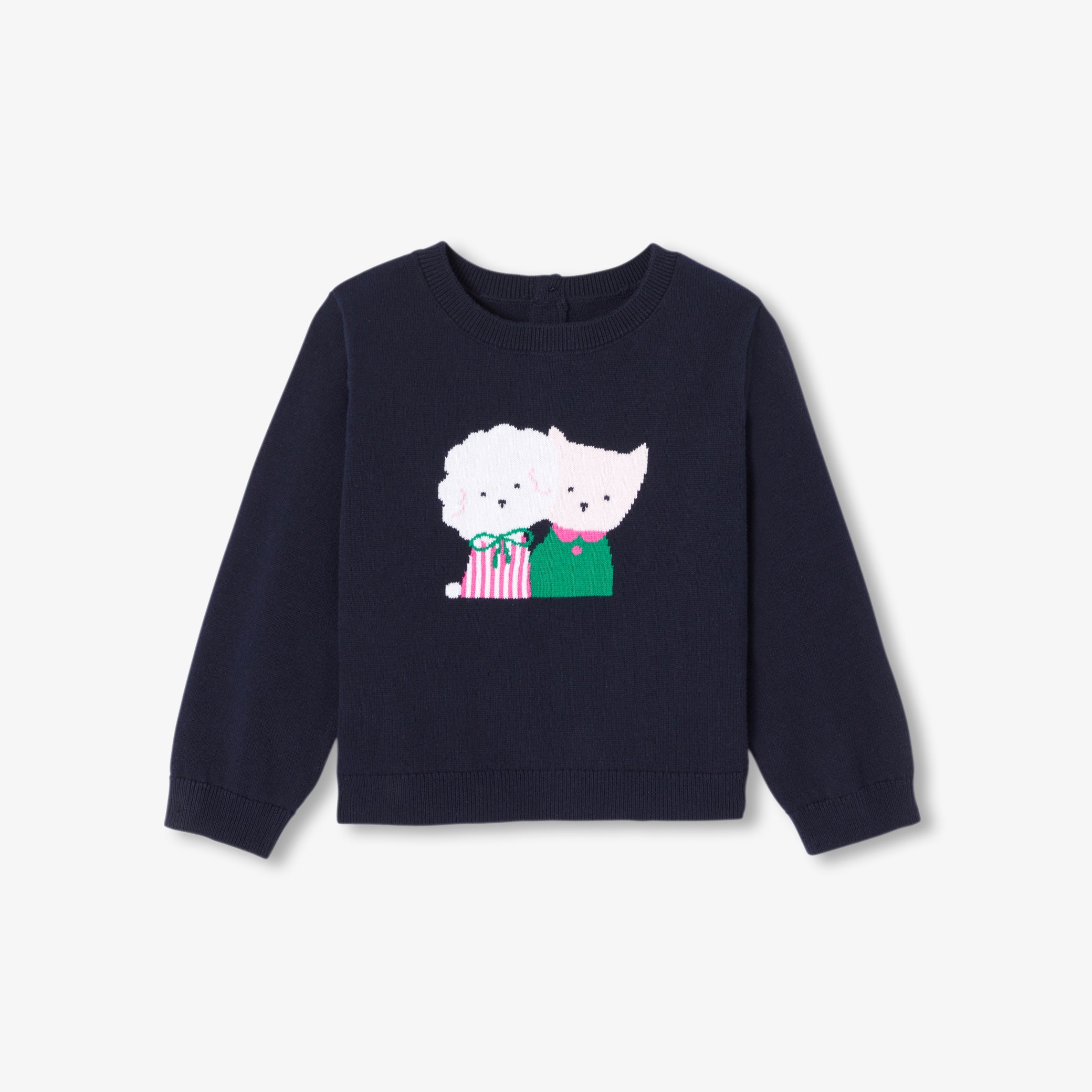 Baby girl cotton jumper