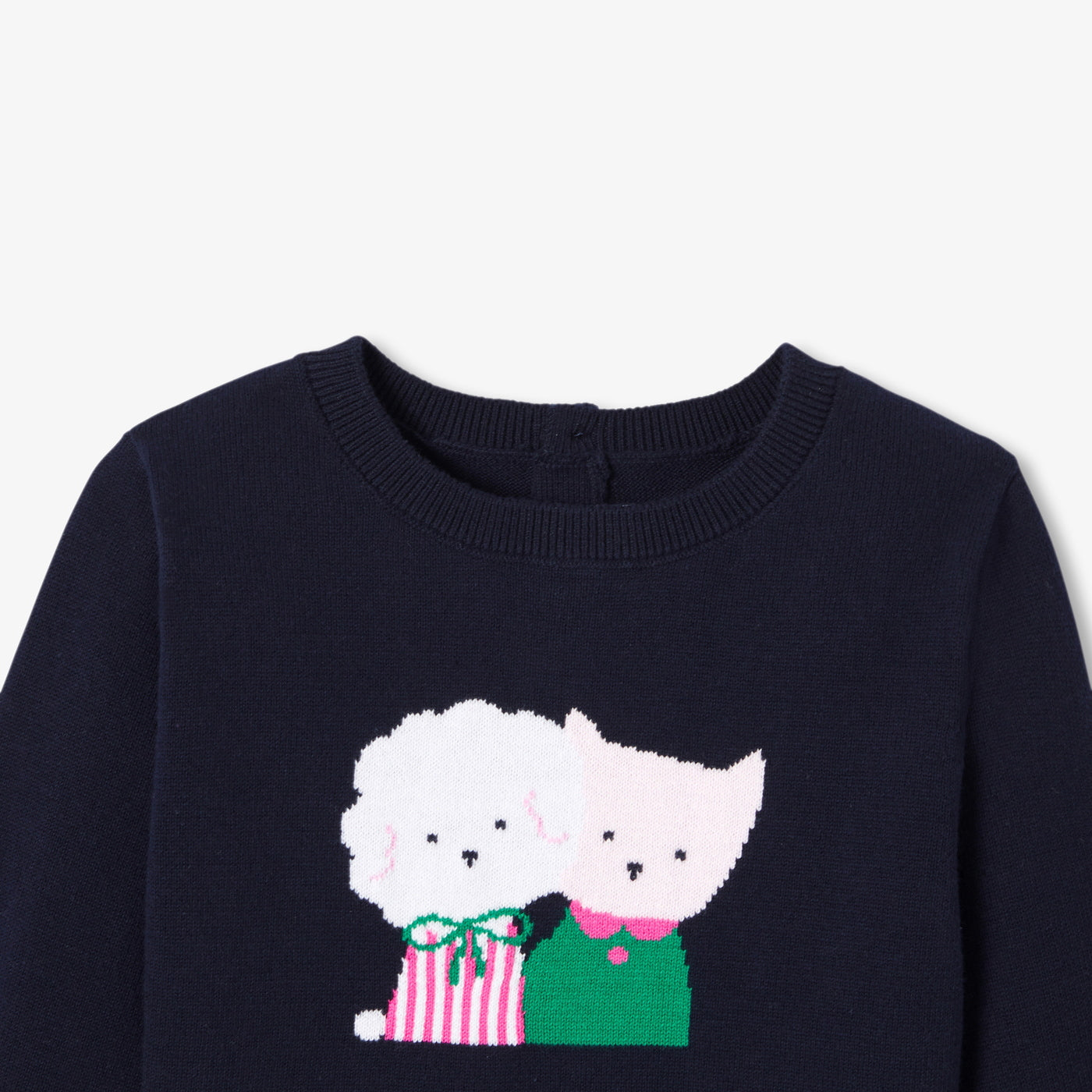 Baby girl cotton jumper