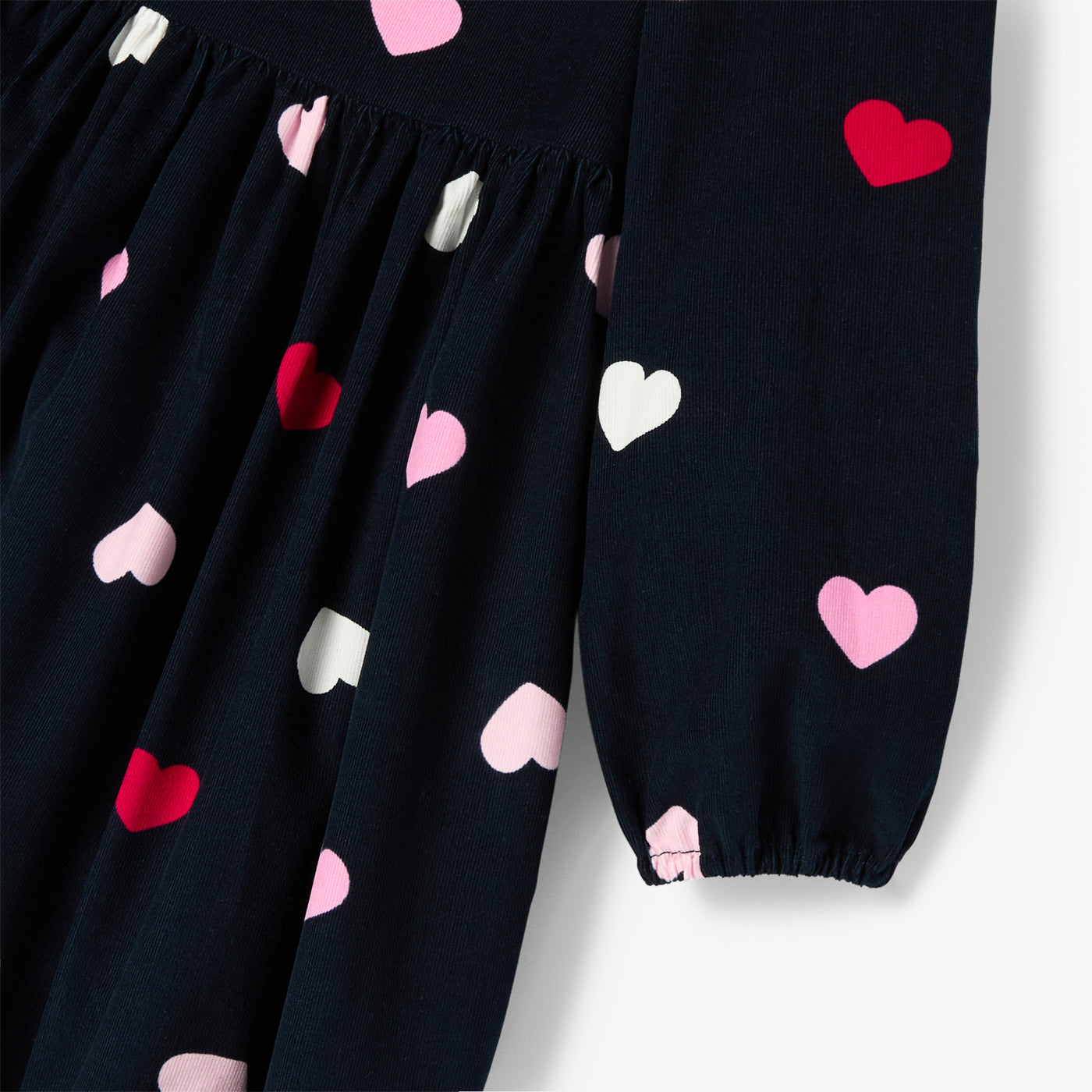 Girl needlecord velvet dress
