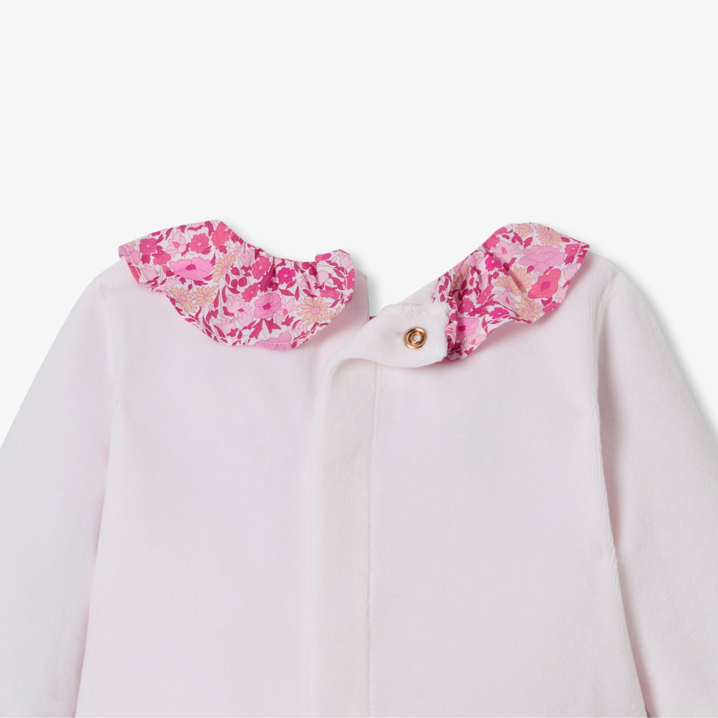 Baby girl velvet comfort set