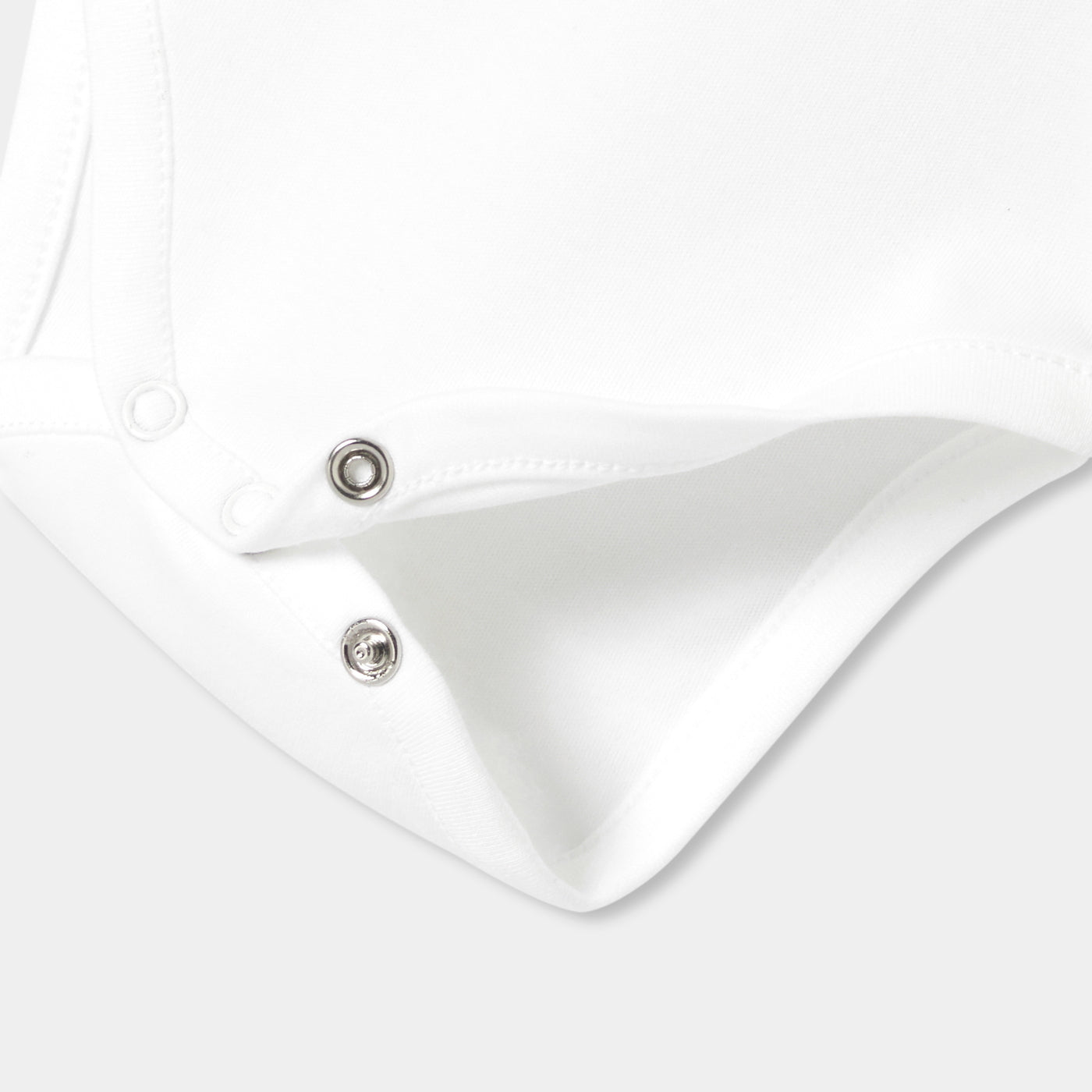 Baby girl long-sleeved bodysuit with petal collar