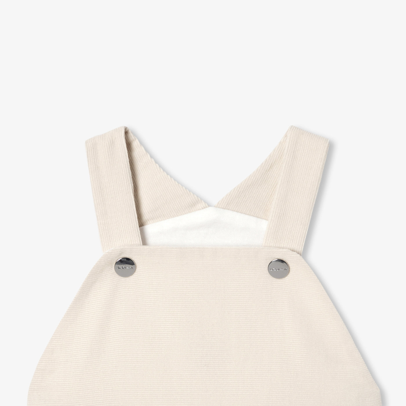Baby boy corduroy short overalls