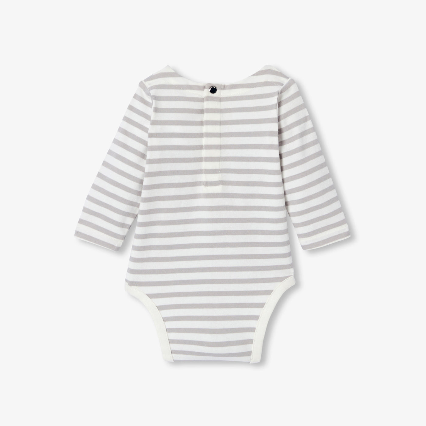 Baby striped long-sleeved bodysuit