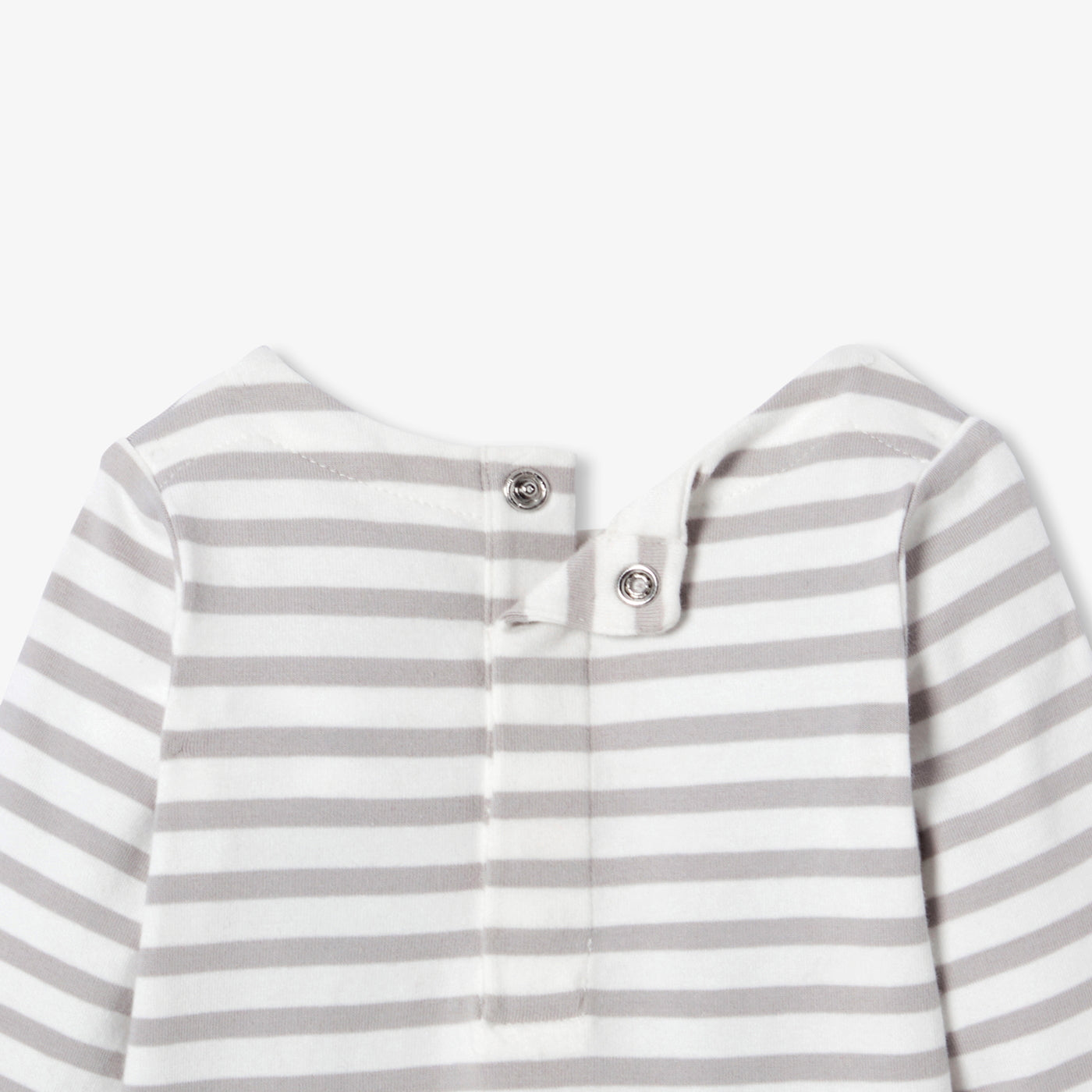Baby striped long-sleeved bodysuit