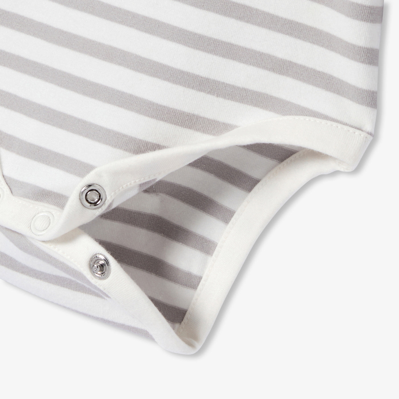 Baby striped long-sleeved bodysuit