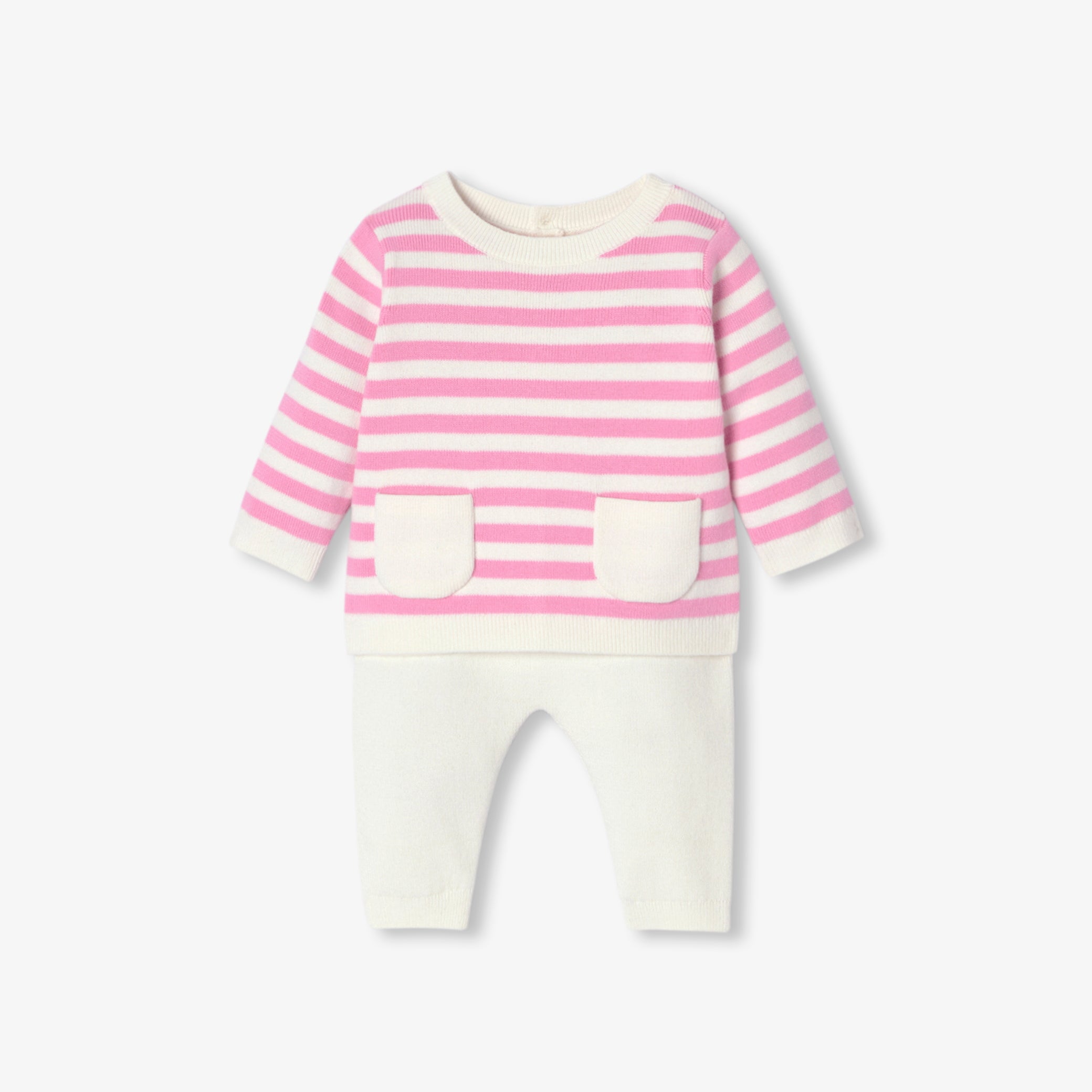 Baby girl cosy knit set