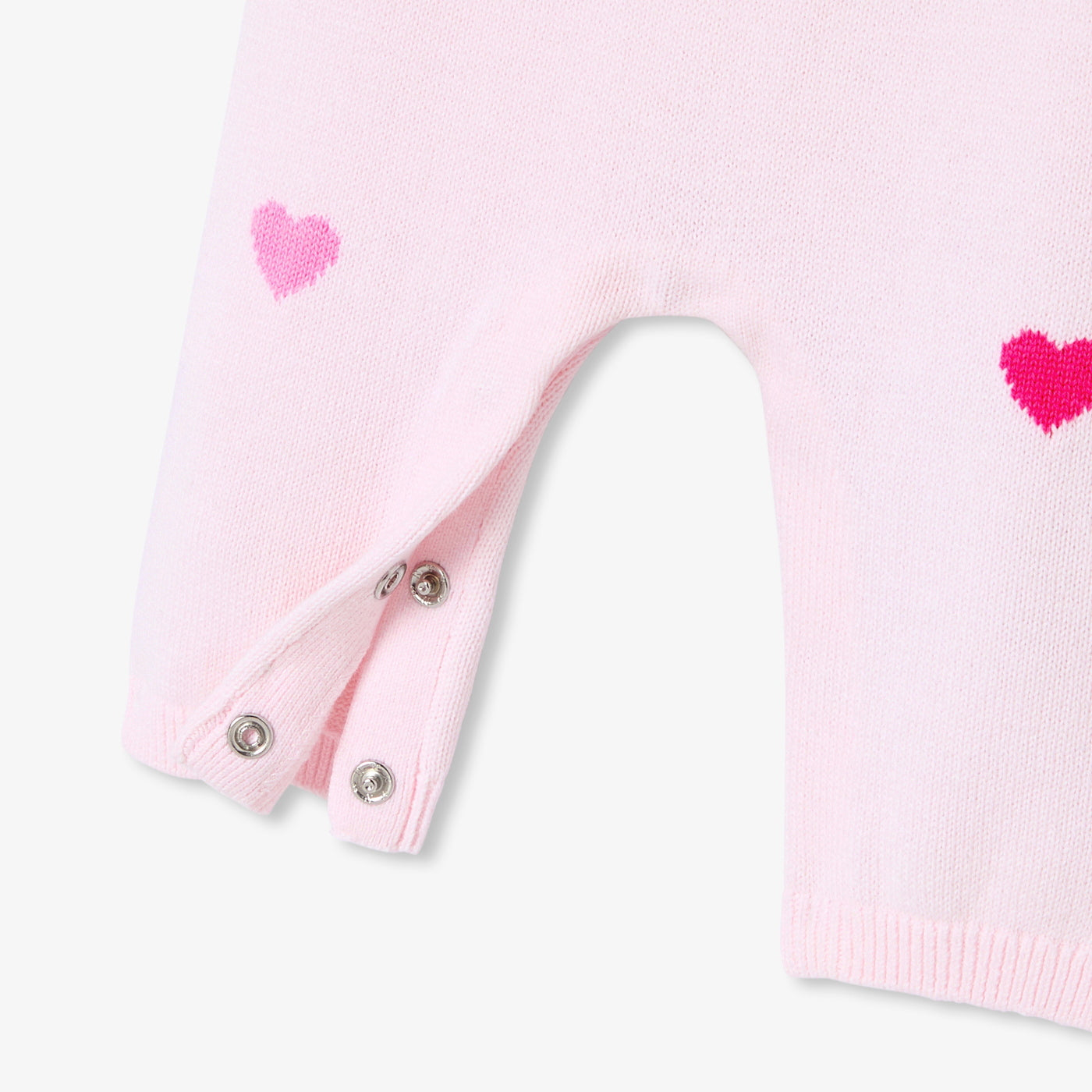 Baby girl cotton long-sleeve jumpsuit