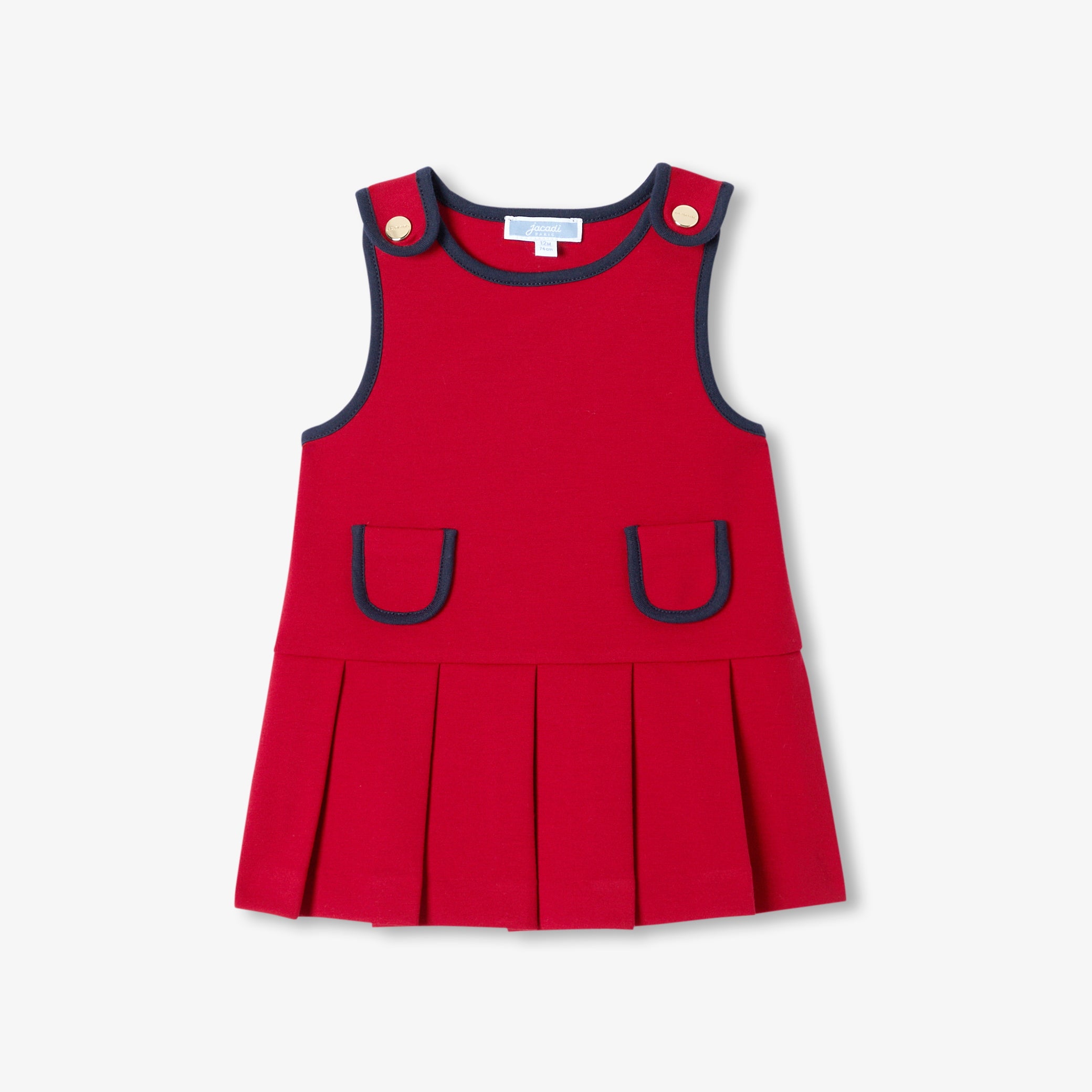 Baby girl Milano knit pinafore dress