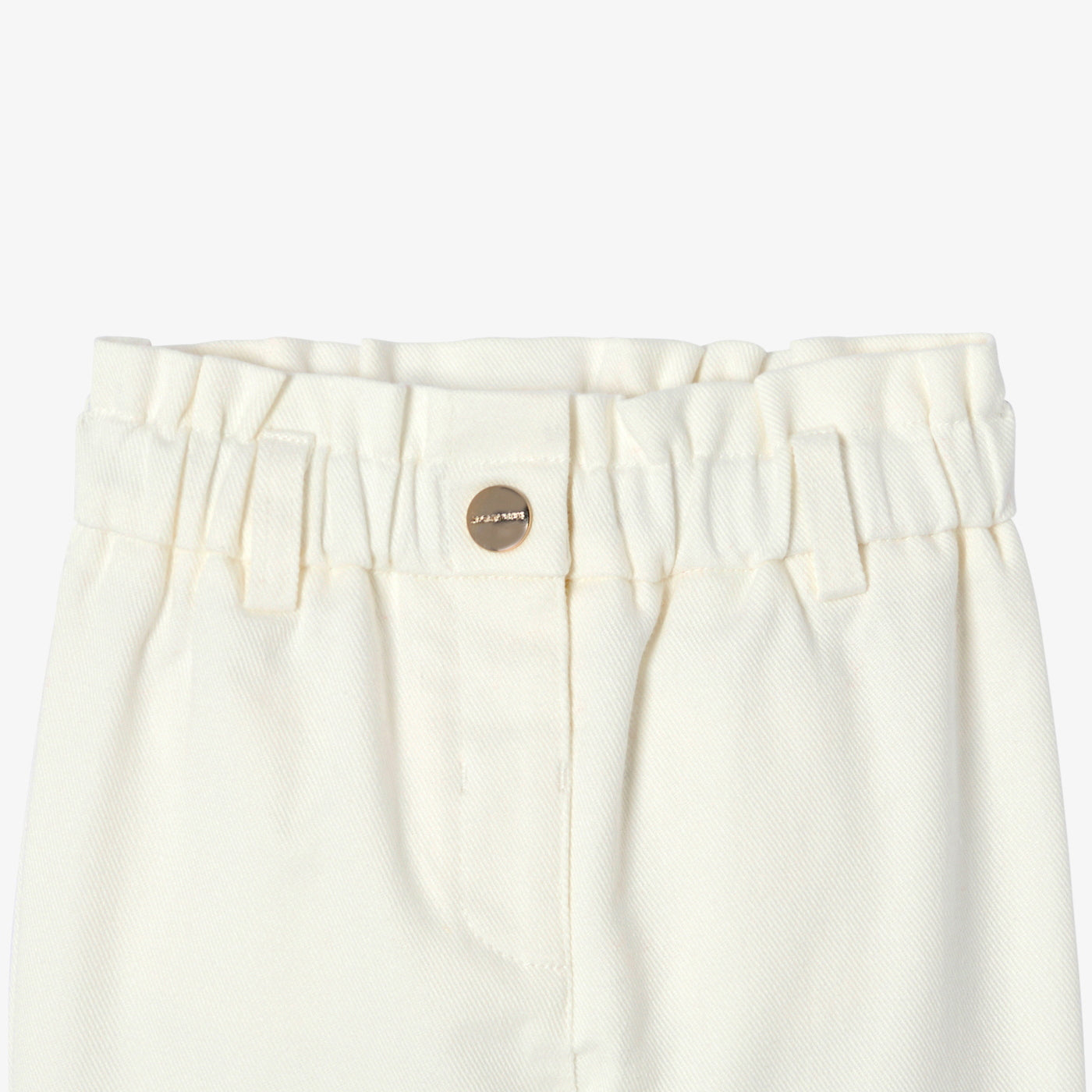 Baby girl cotton twill trousers