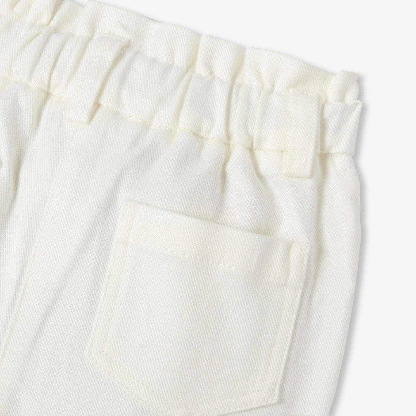 Baby girl cotton twill trousers