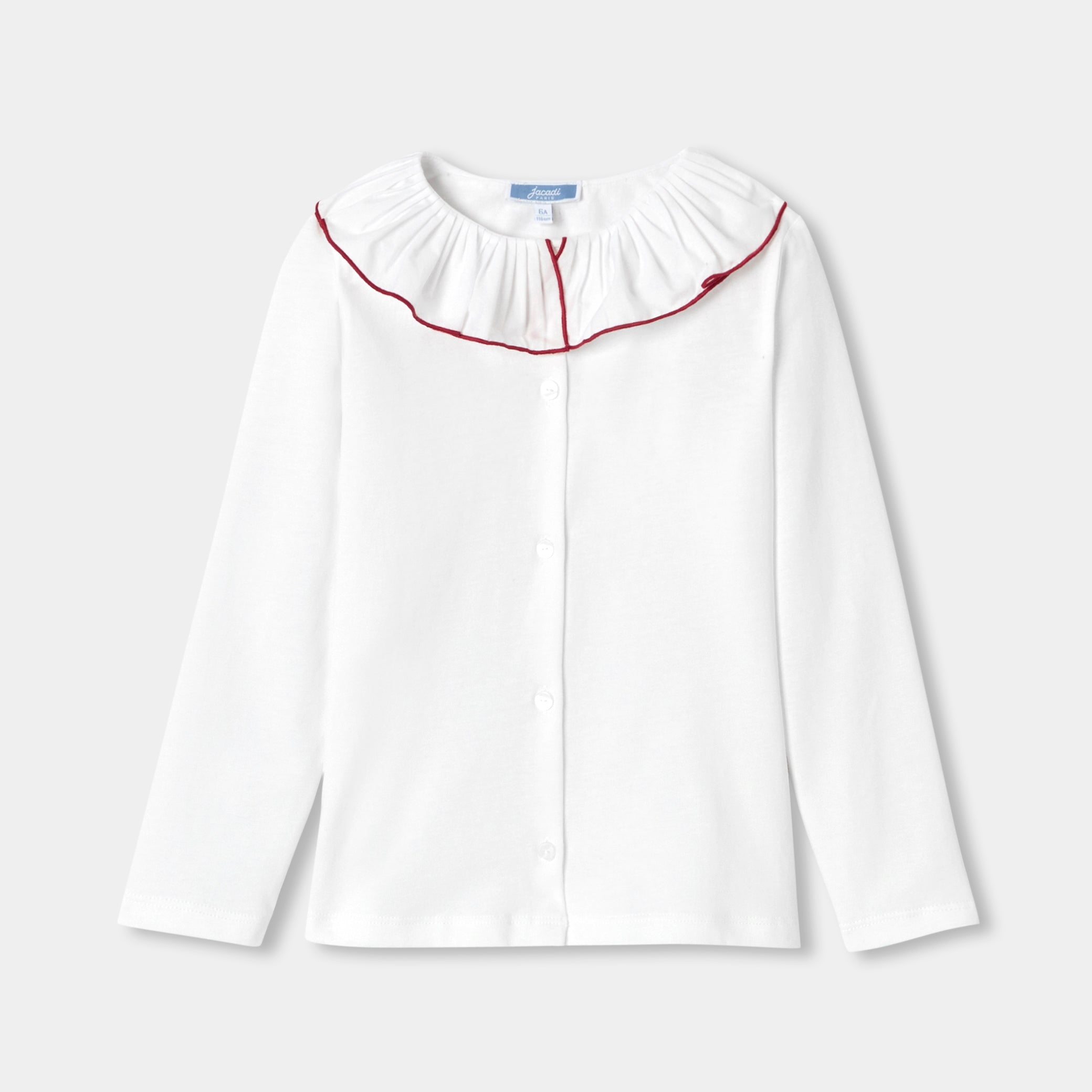 Girl cotton jersey blouse