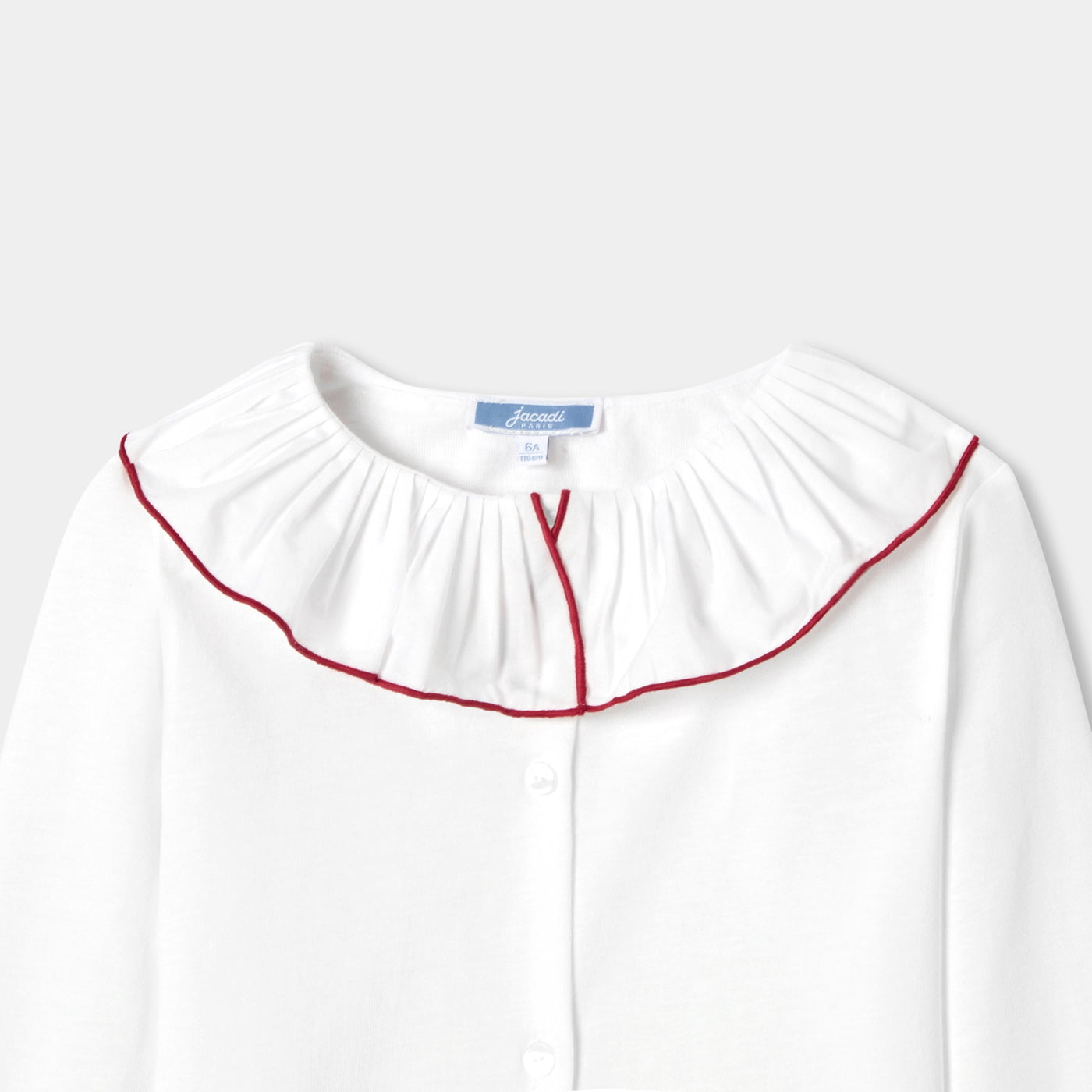 Girl cotton jersey blouse