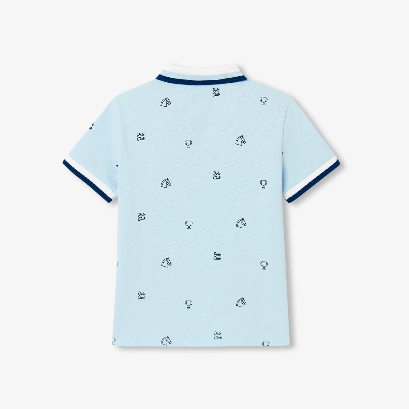 Boy mini cotton piqué polo shirt