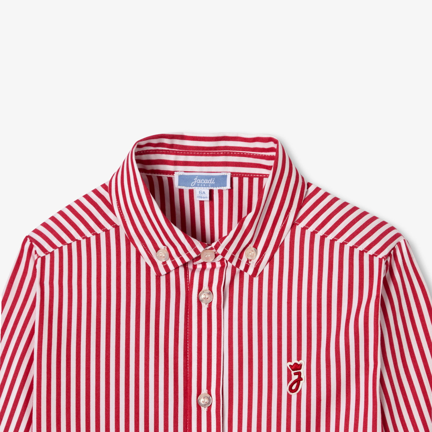 Child striped popeline shirt