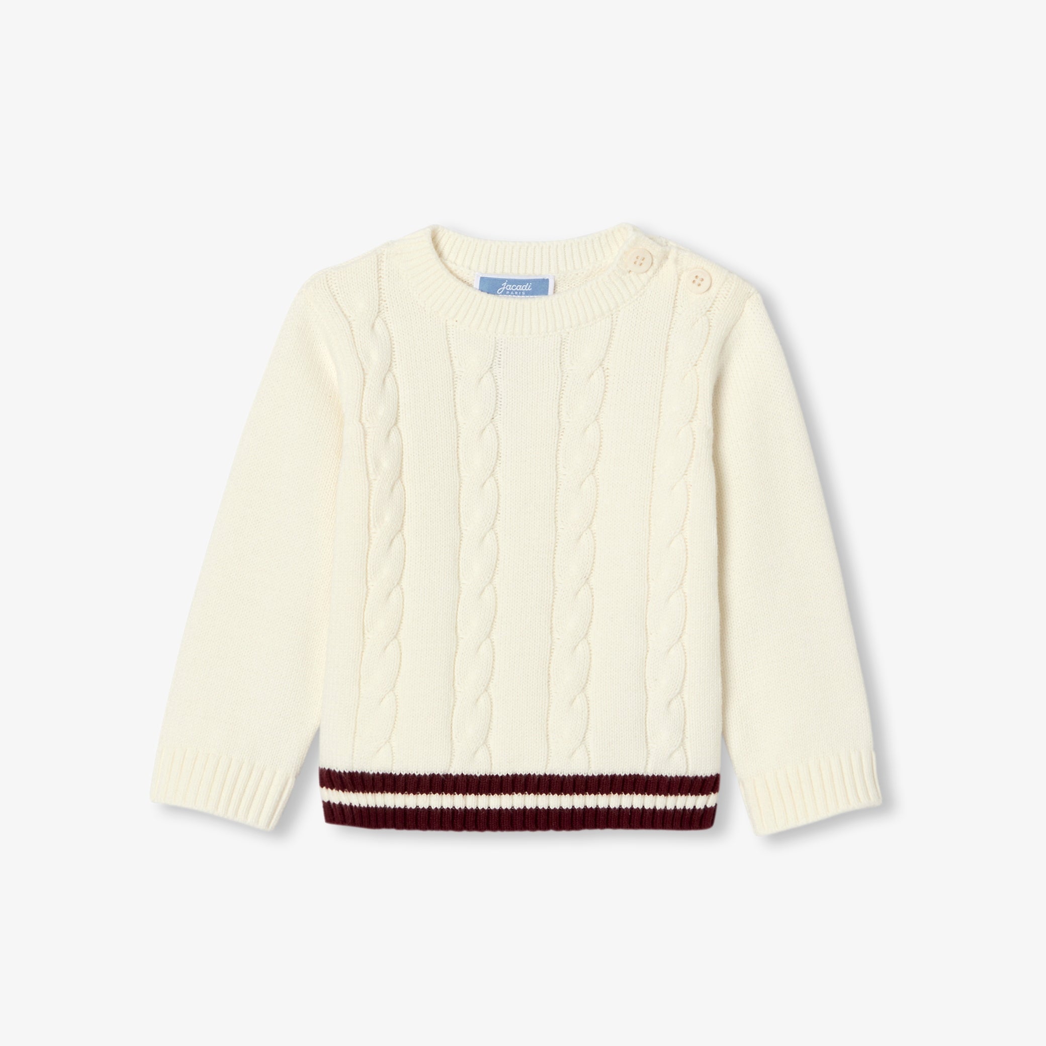 Baby cable-knit jumper