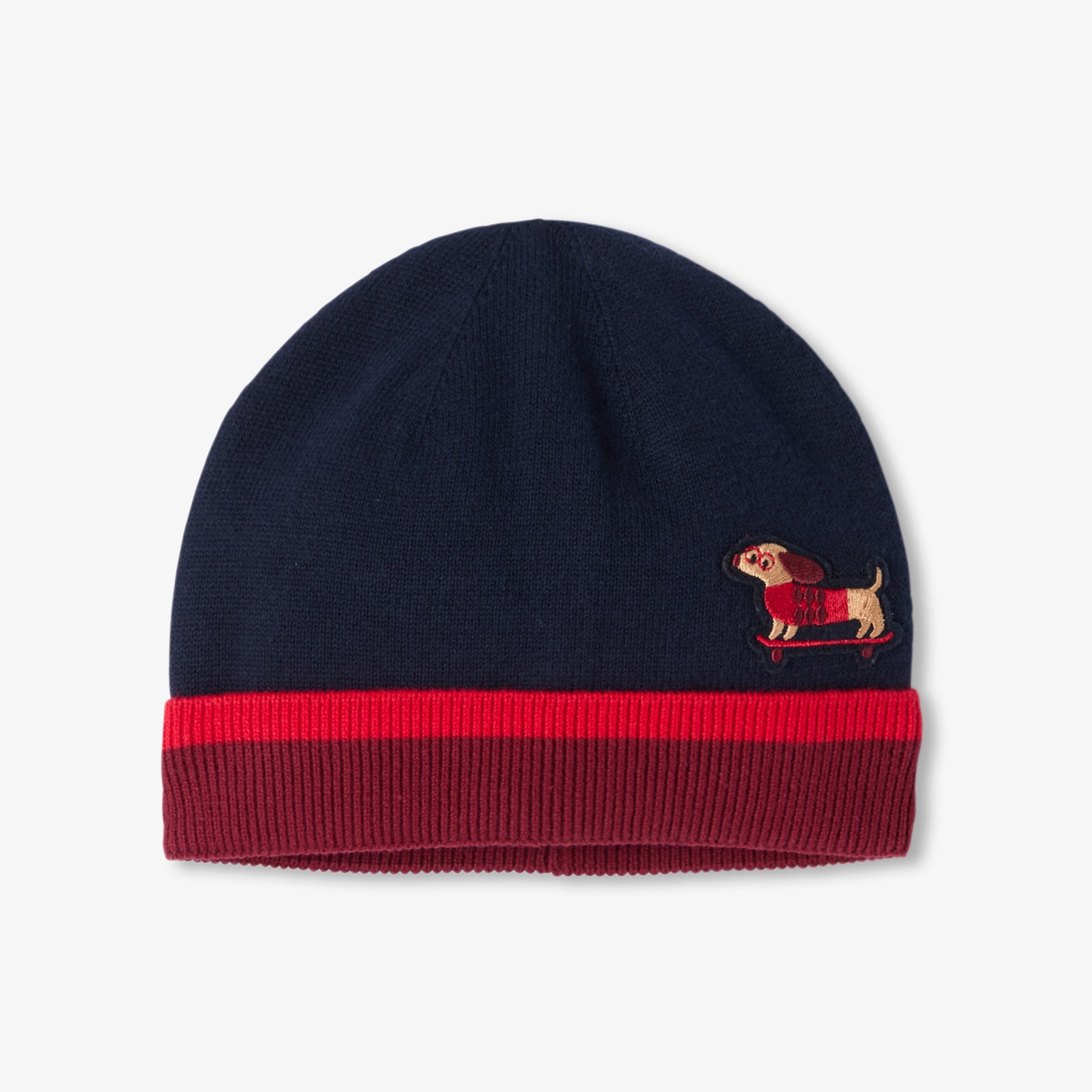 Baby boy microfleece-lined beanie