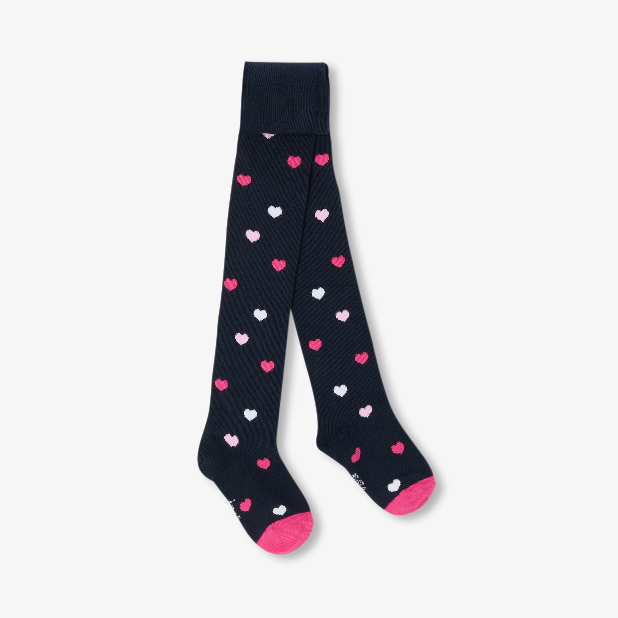 Girl intarsia heart tights