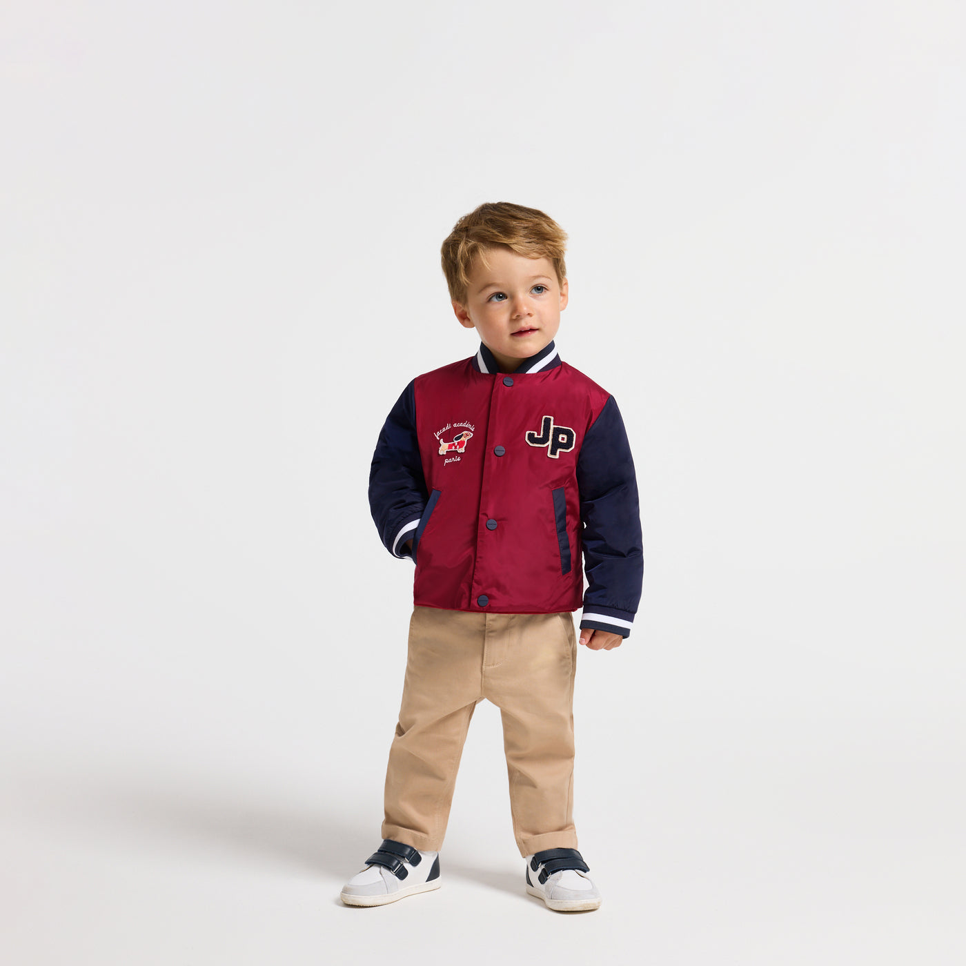 Baby varsity jacket