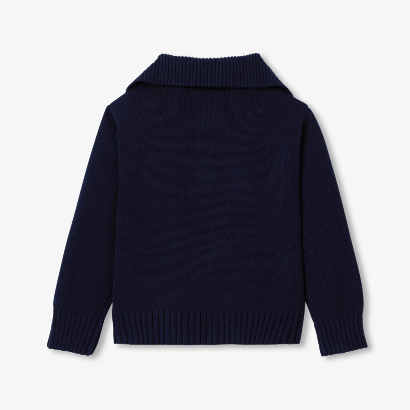 Child trucker collar cardigan