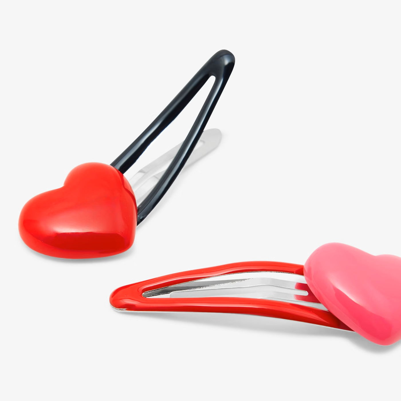 Girl click-clack barrettes duo