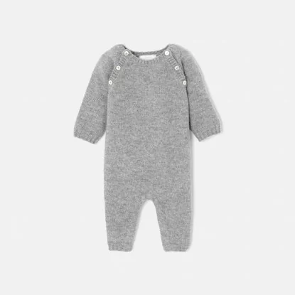 Baby boy cashmere jumpsuit