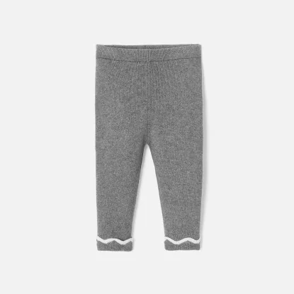 Baby girl knit trousers