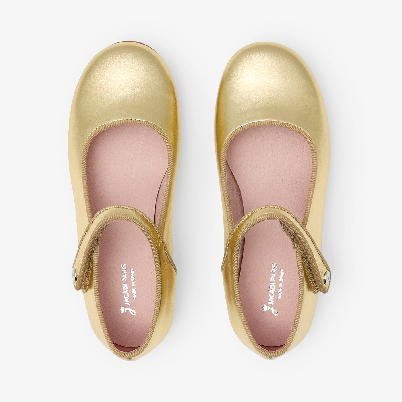 Girl glazed leather Mary Janes