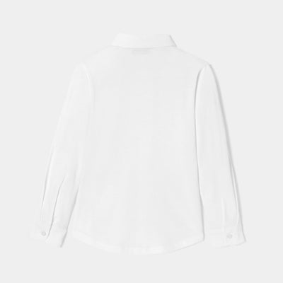 Boy shirt in mercerised cotton