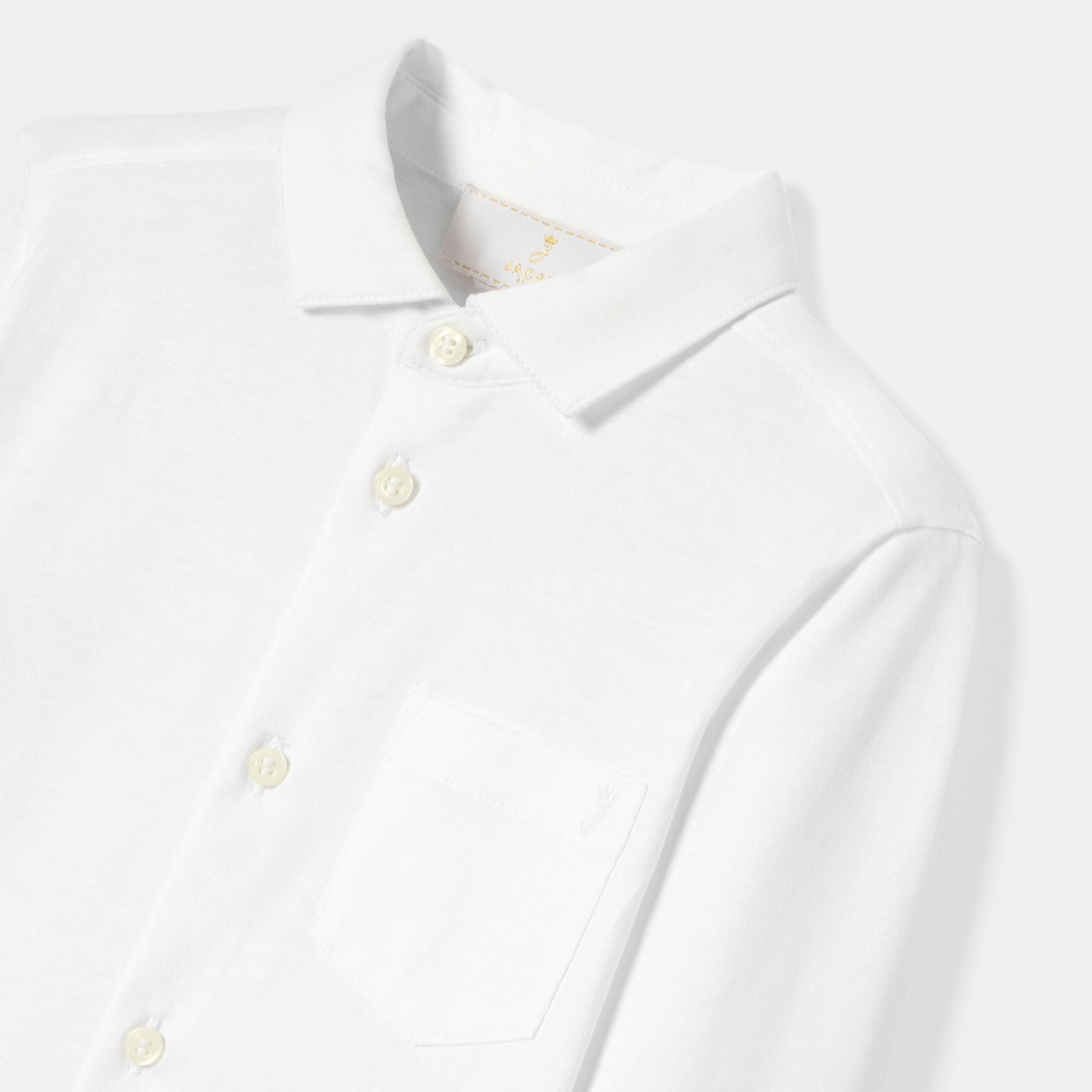 Boy shirt in mercerised cotton