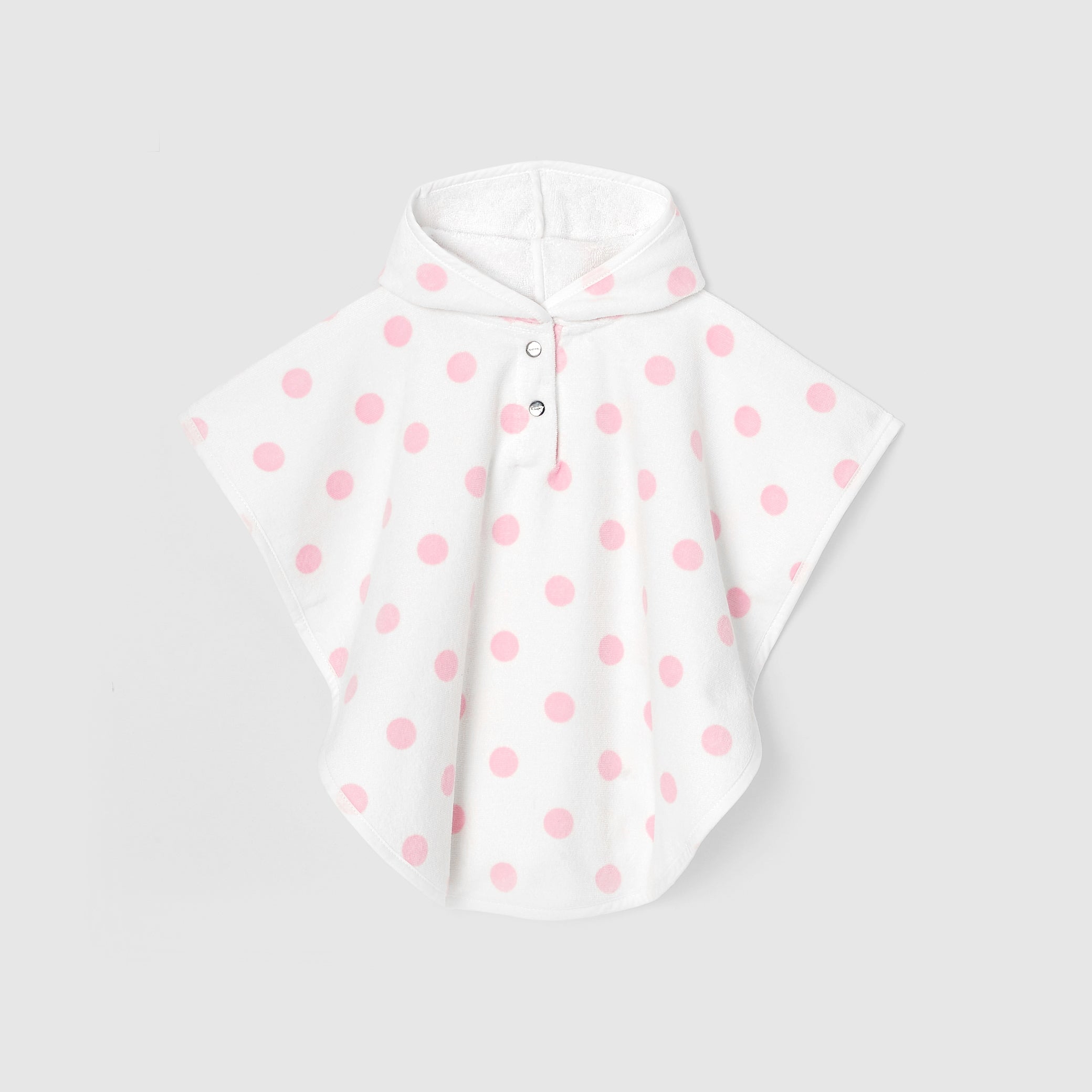 Polka dot cape bathrobe