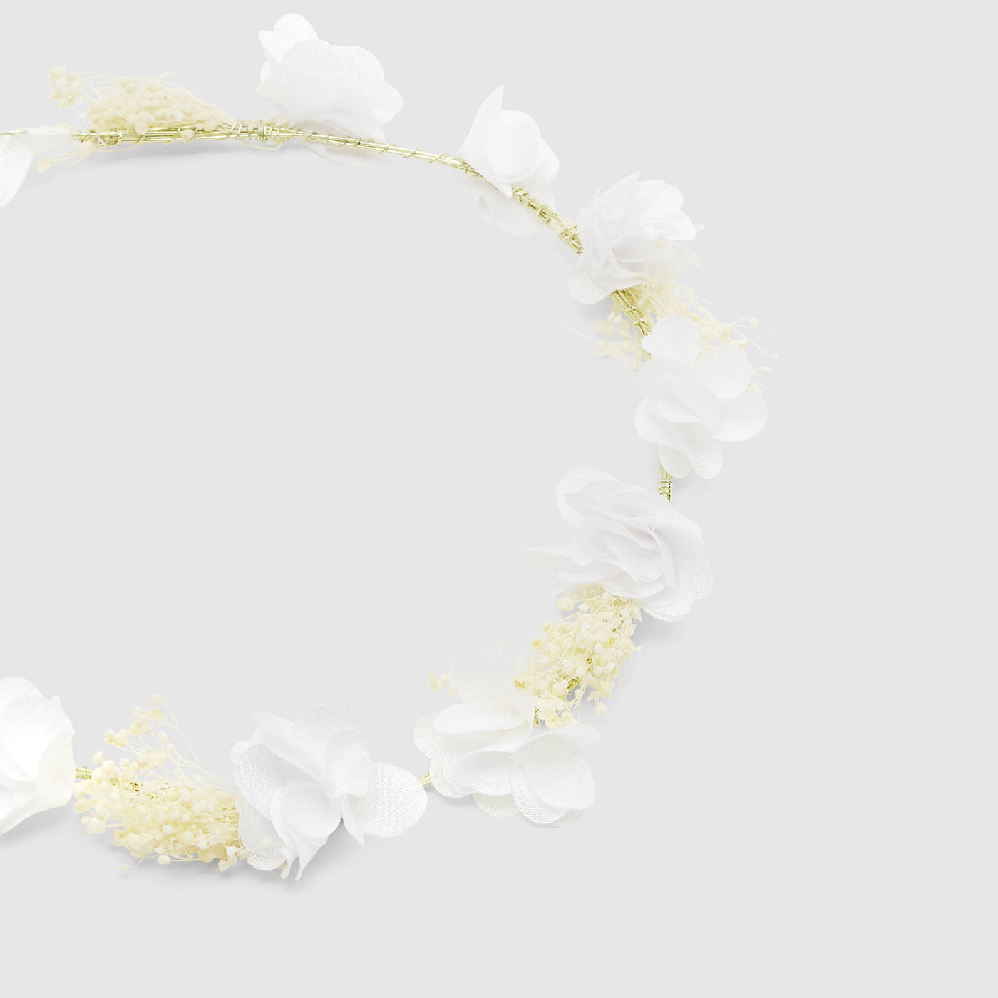 Girl flower wreath