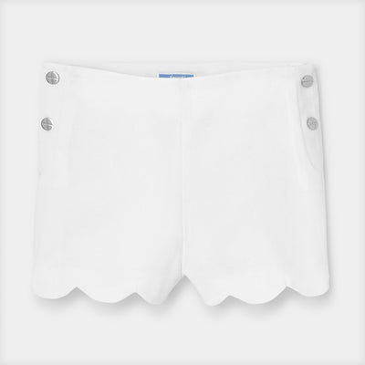Girl cotton piqué shorts