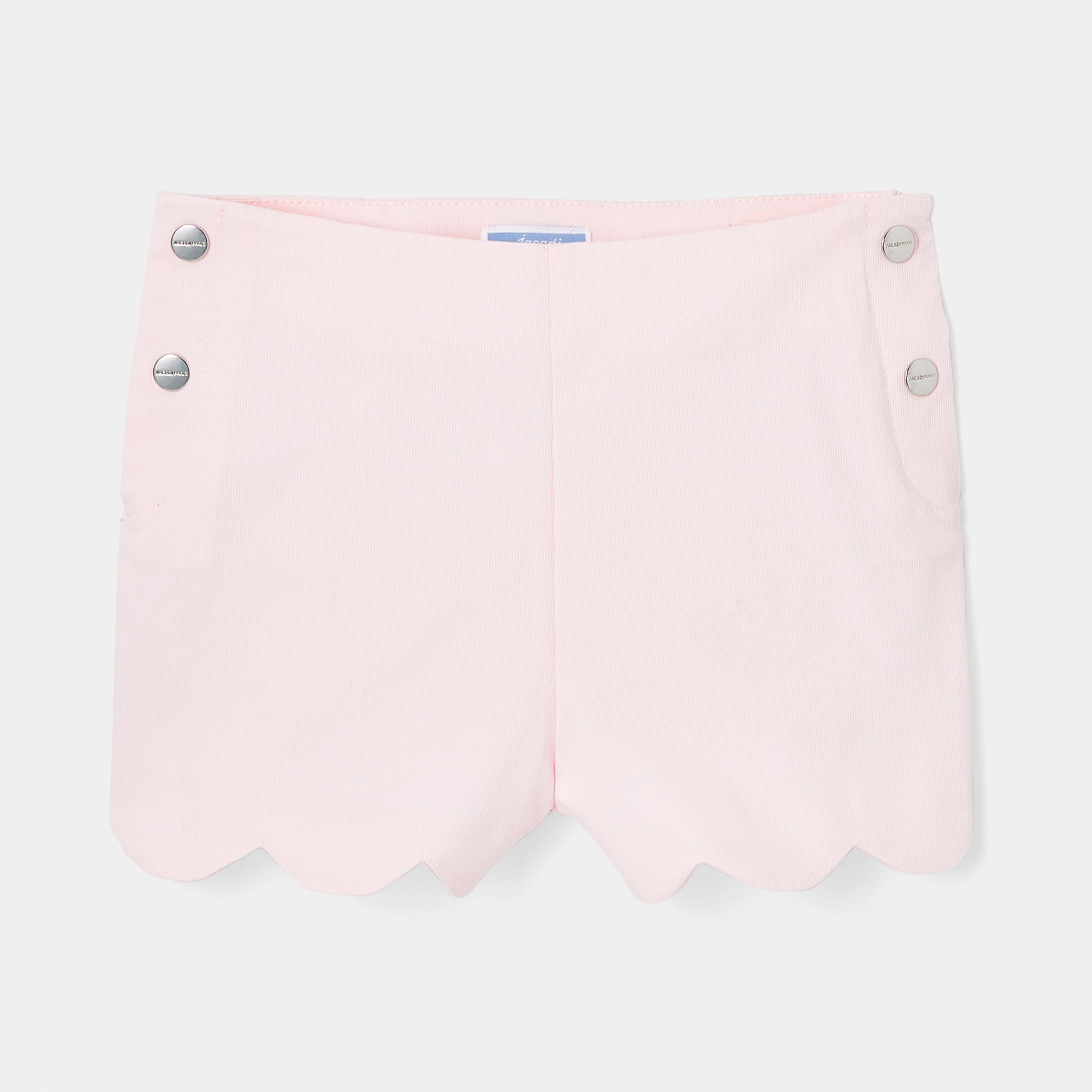 Girl cotton piqué shorts