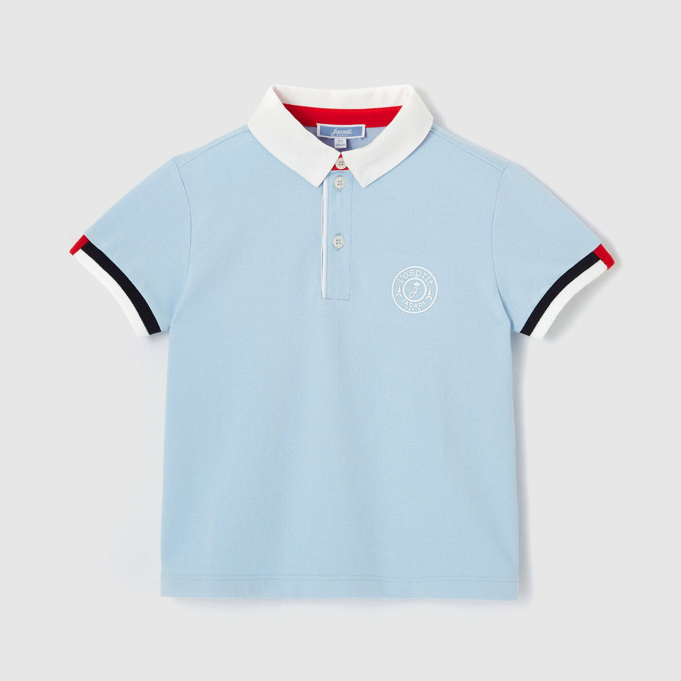Boy short-sleeved polo shirt