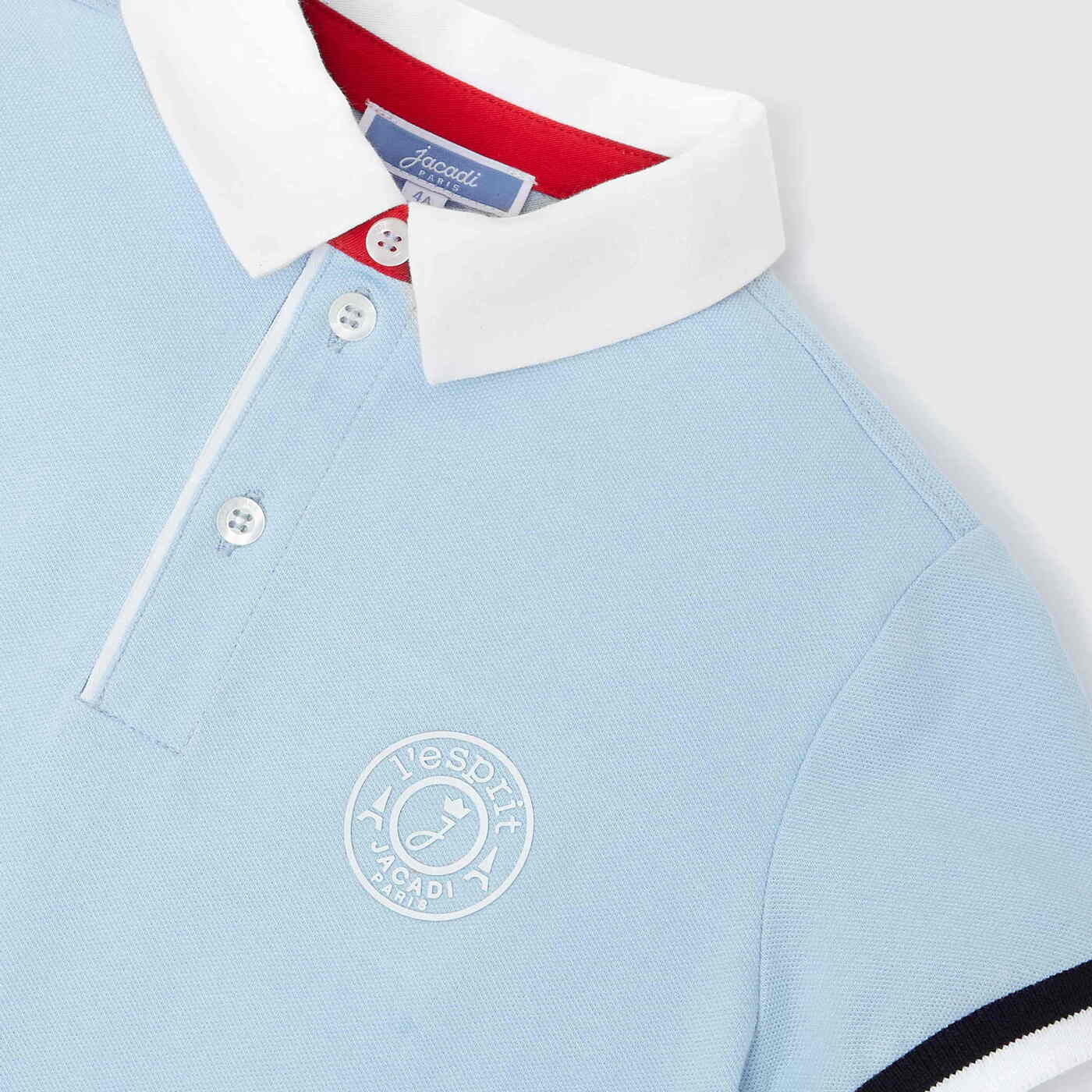 Boy short-sleeved polo shirt
