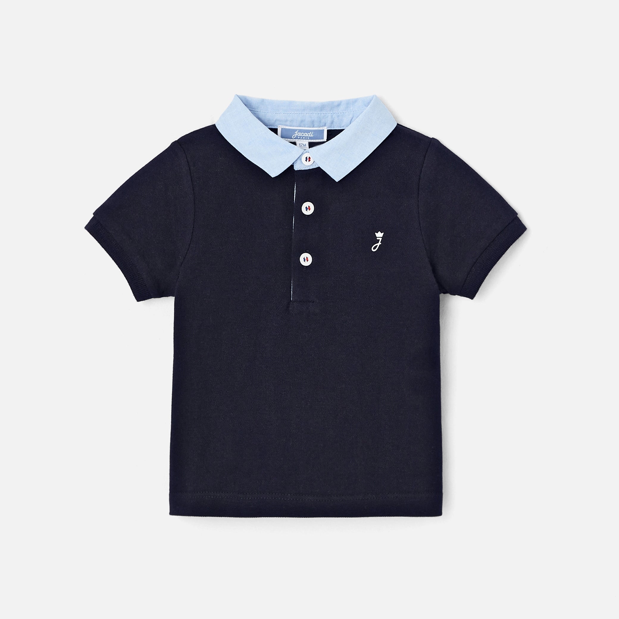 Baby boy short-sleeved polo shirt