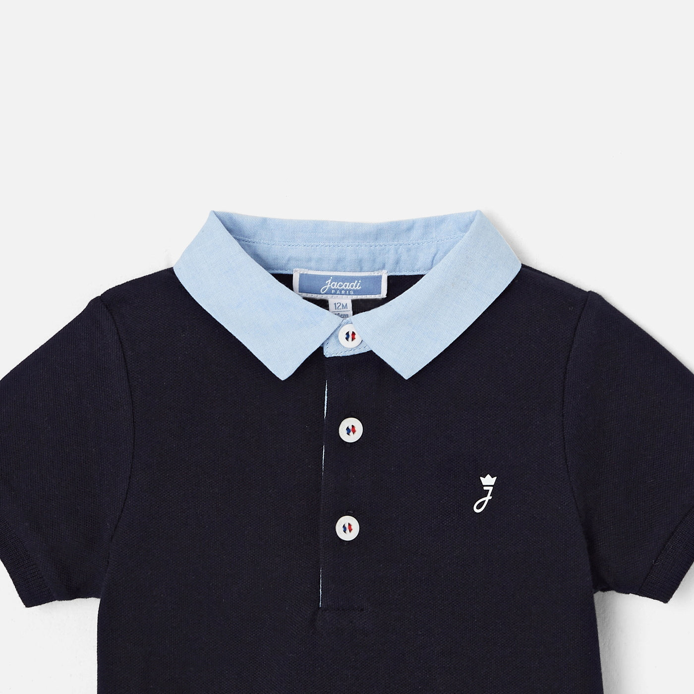 Baby boy short-sleeved polo shirt