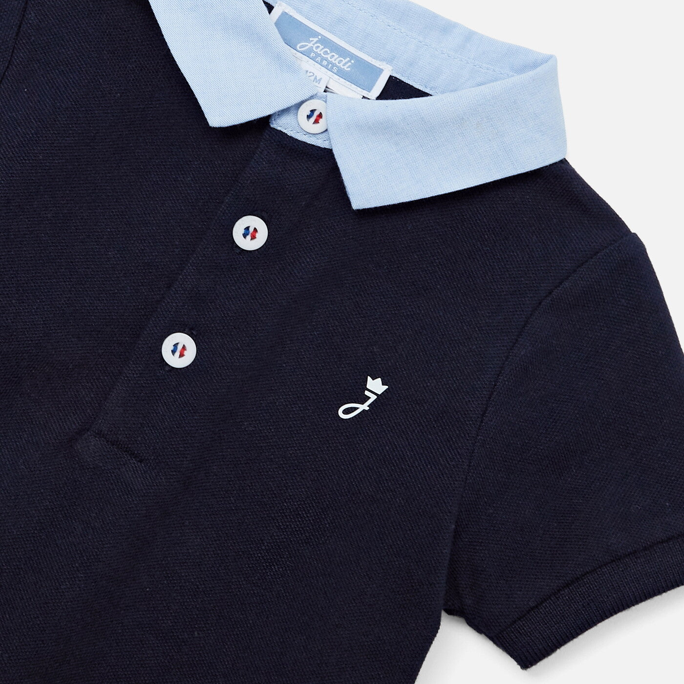 Baby boy short-sleeved polo shirt