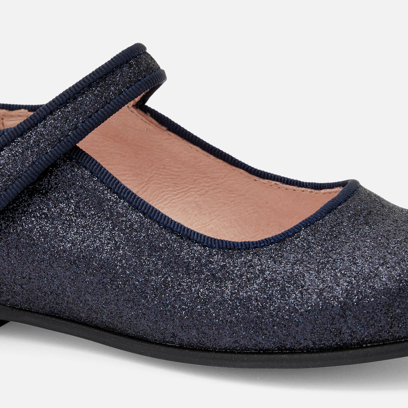 Girl glittery Mary Janes