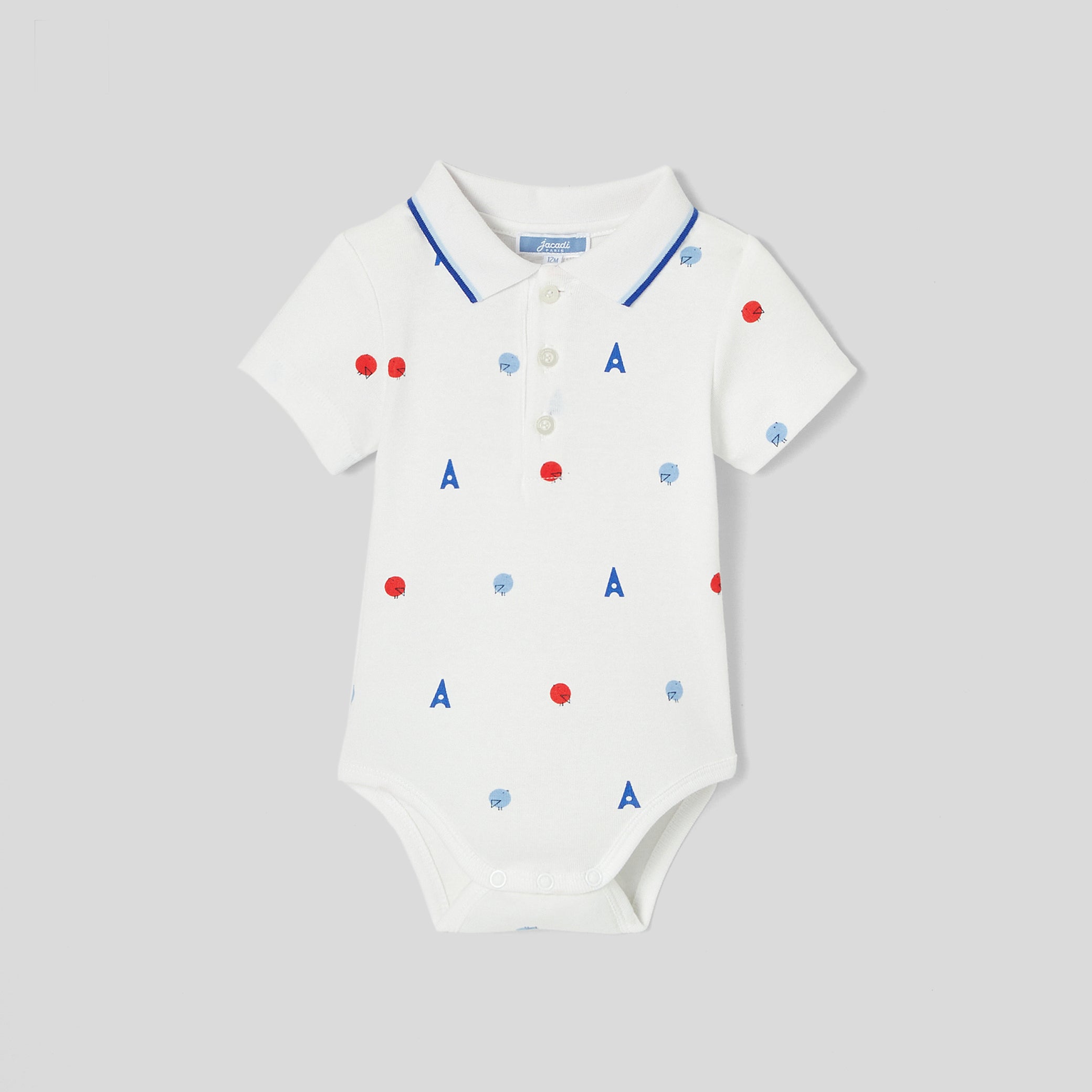 Baby boy polo shirt bodysuit