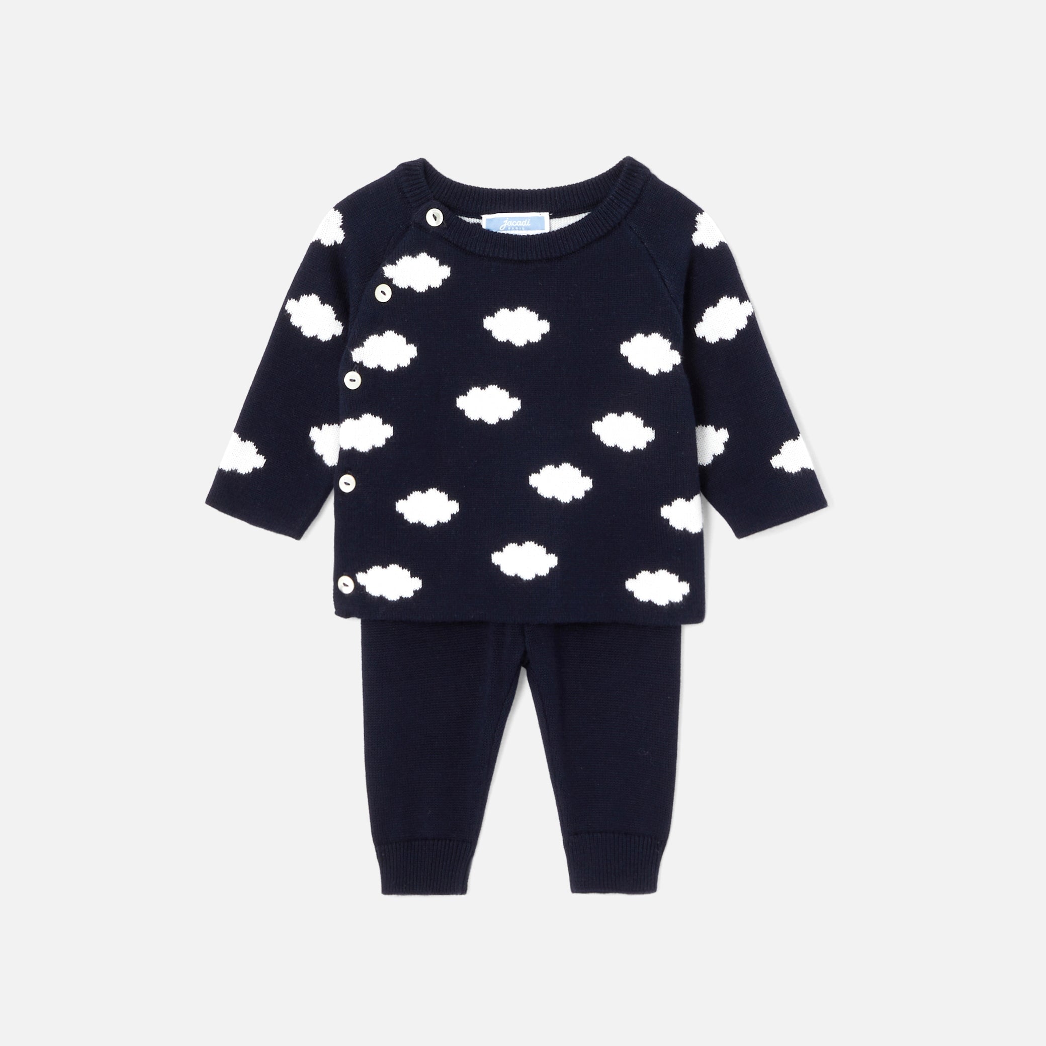 Baby set in jersey knit
