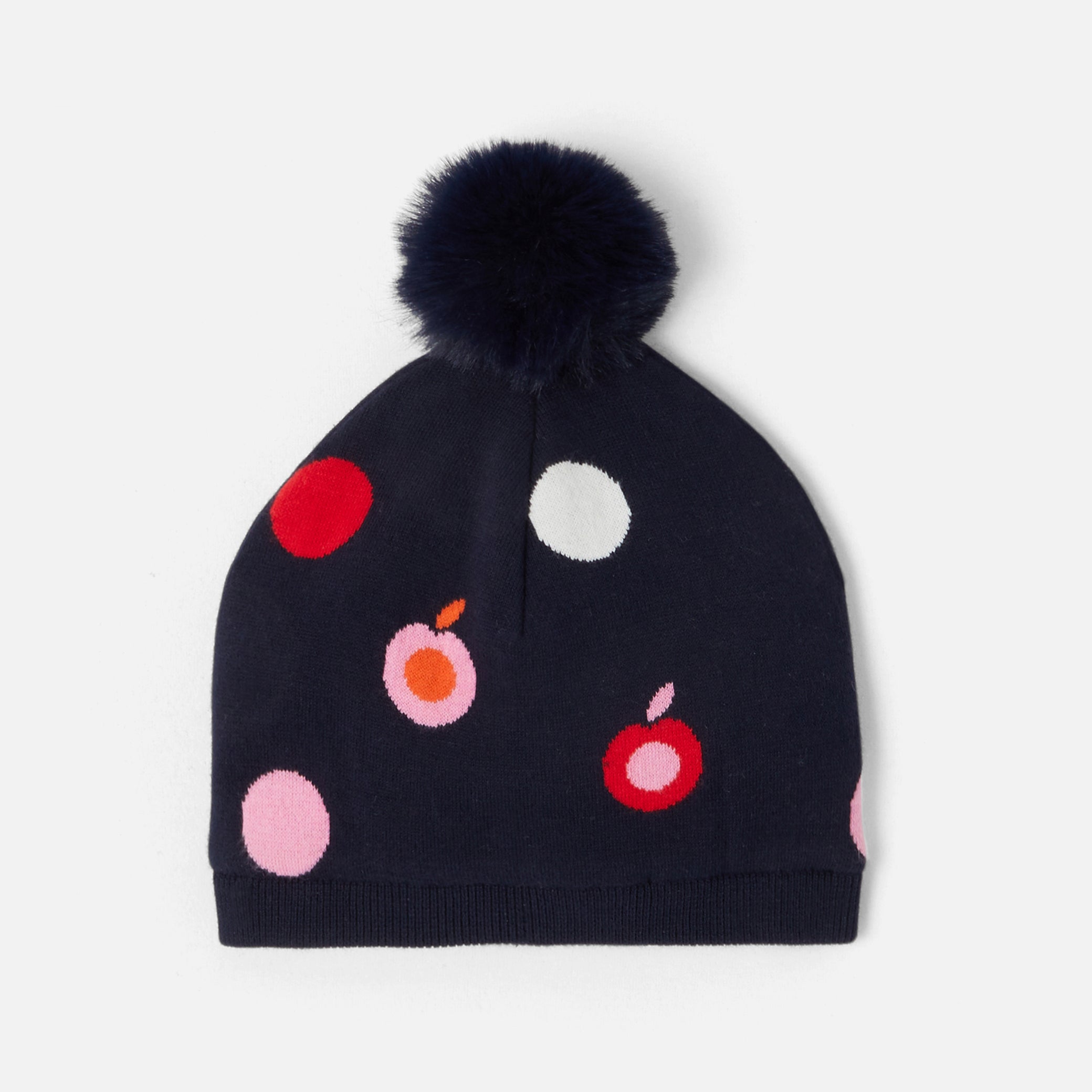 Girl beanie with microfleece lining