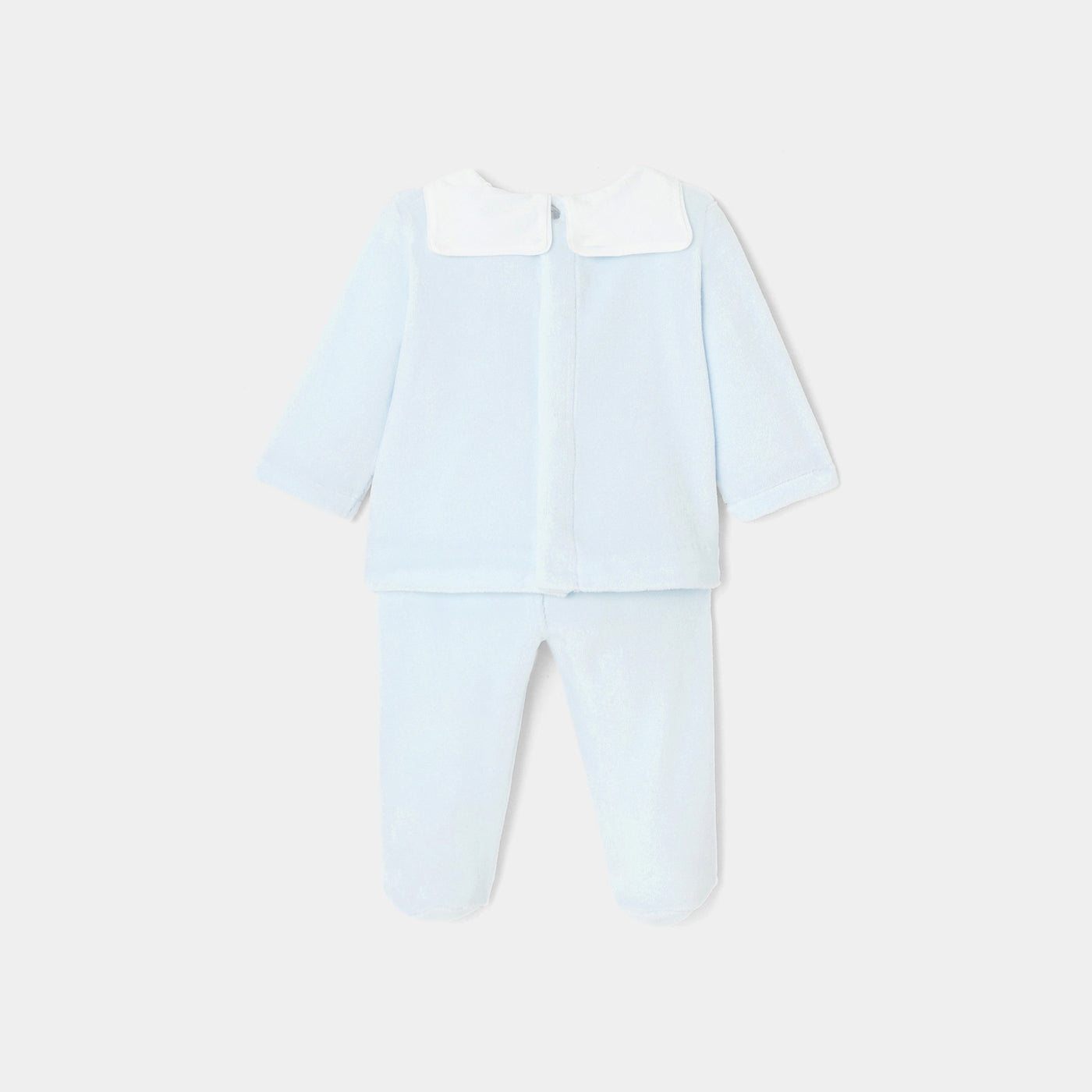 Baby boy comfort set in velvet
