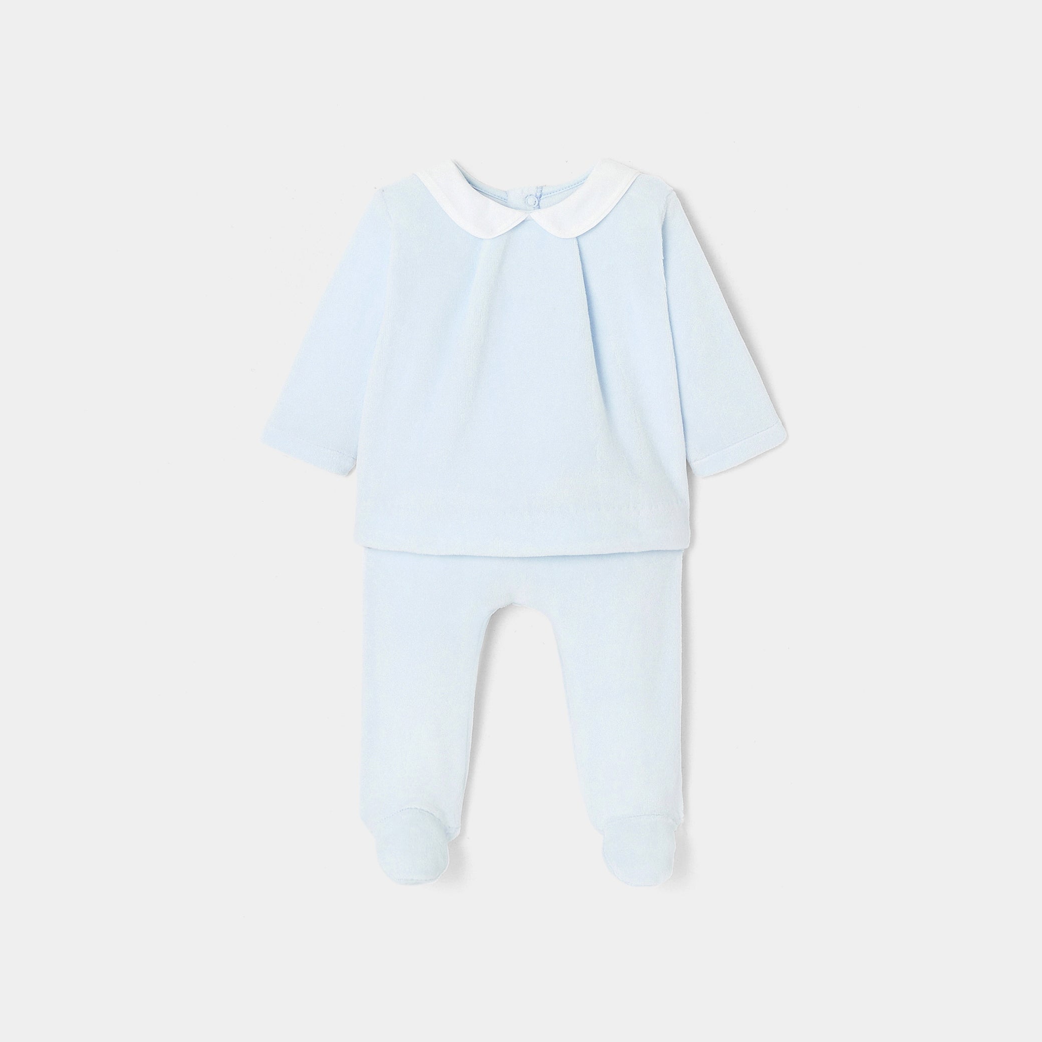 Baby boy comfort set in velvet