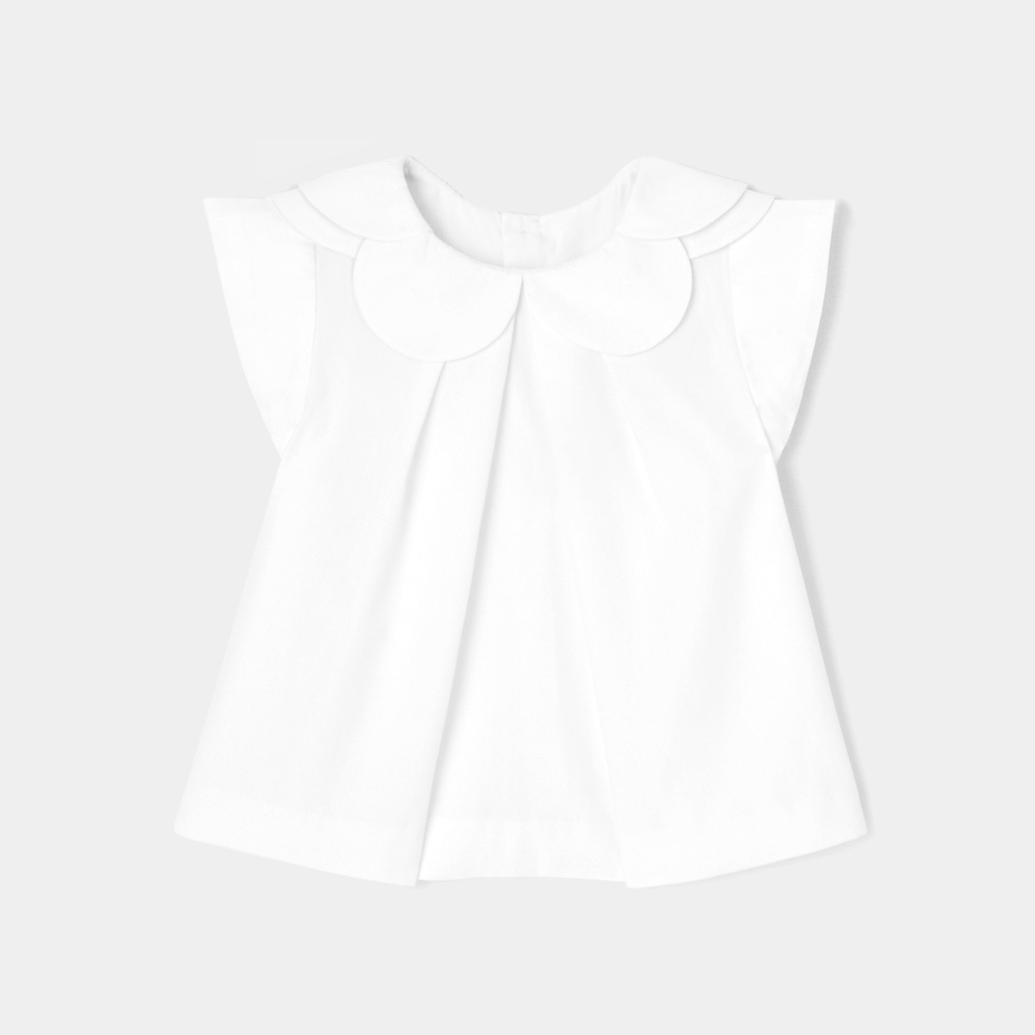 Baby girl blouse in poplin